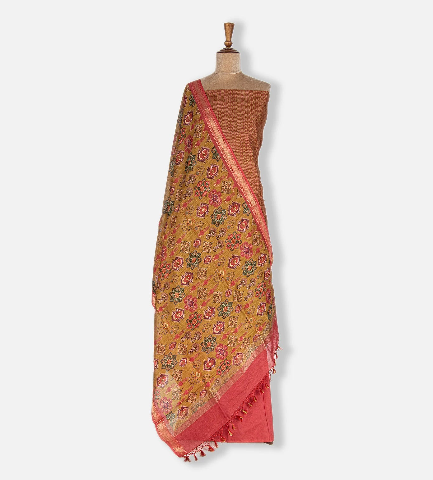 Multicolour Tussar Salwar