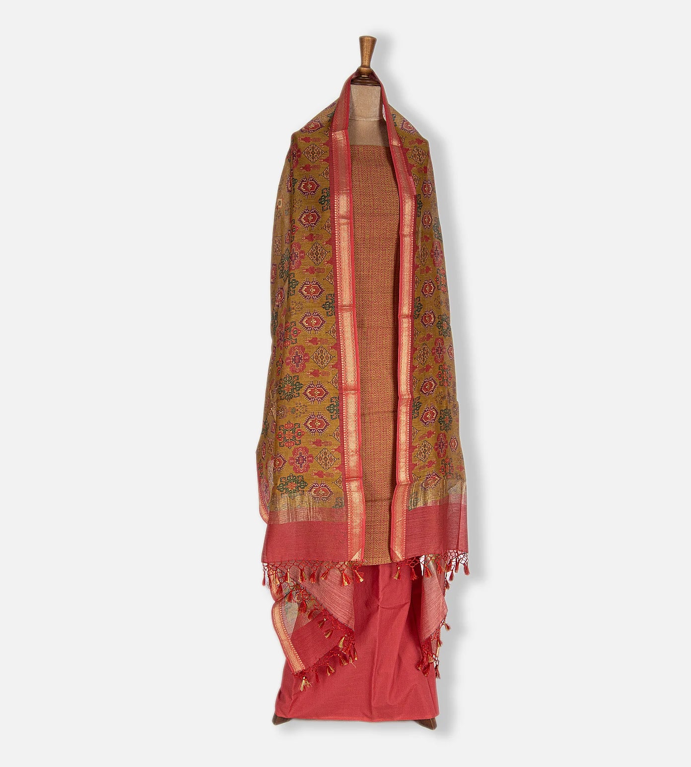 Multicolour Tussar Salwar