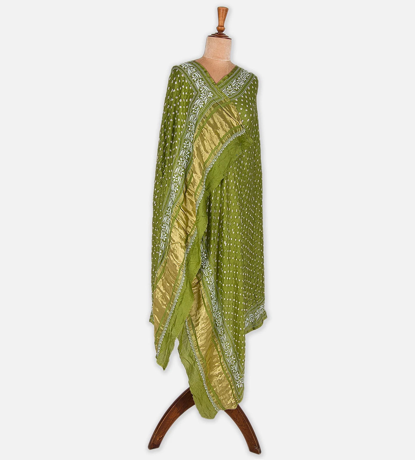 Light Green Gajji Silk Dupatta