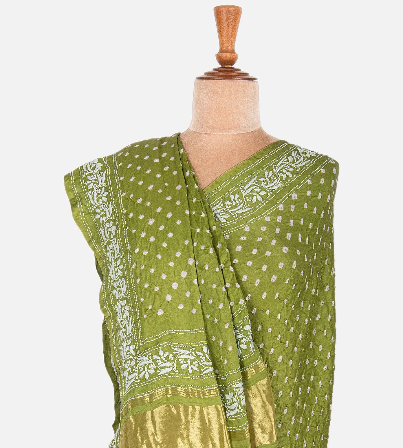 Light Green Gajji Silk Dupatta