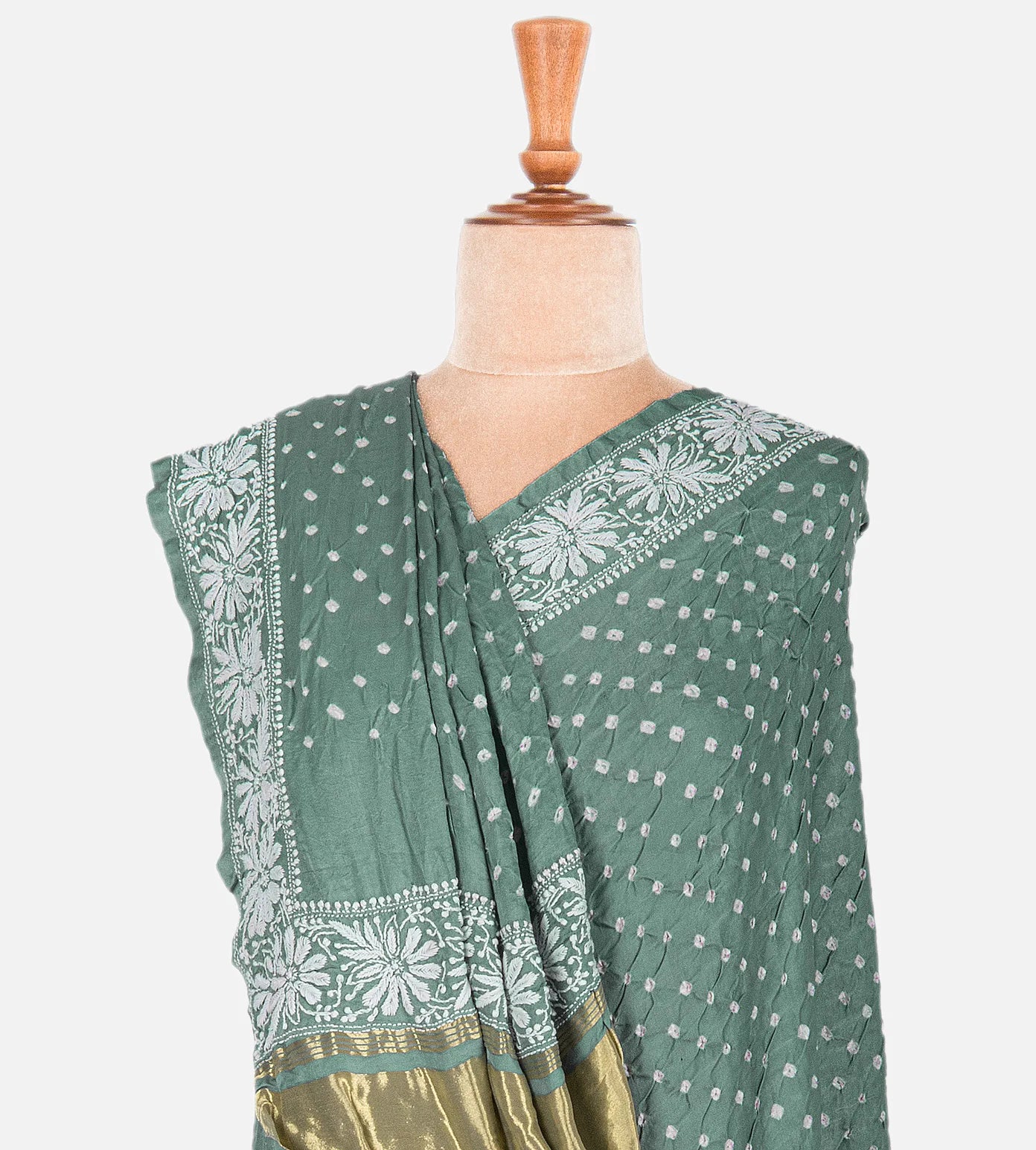 Blue Gajji Silk Dupatta