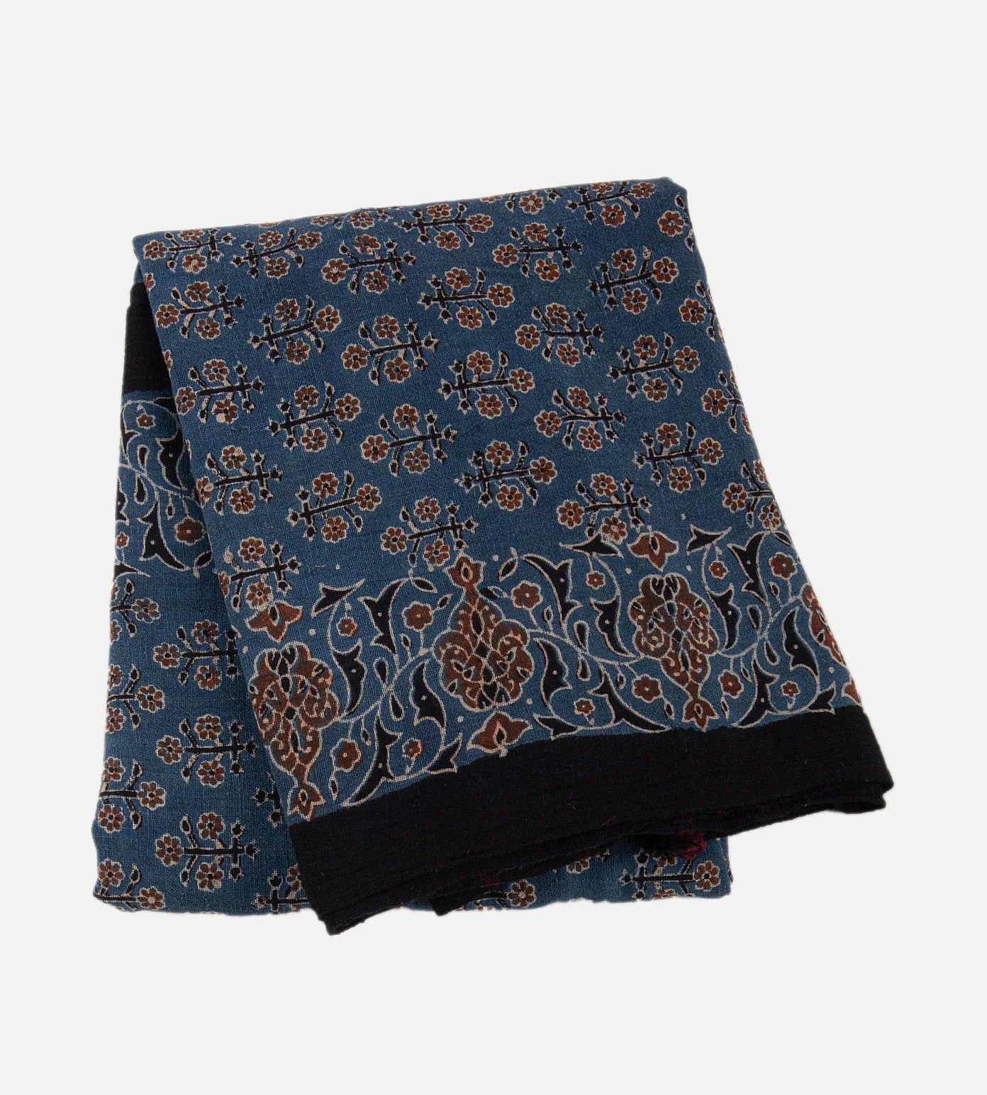 Blue Linen Cotton Dupatta