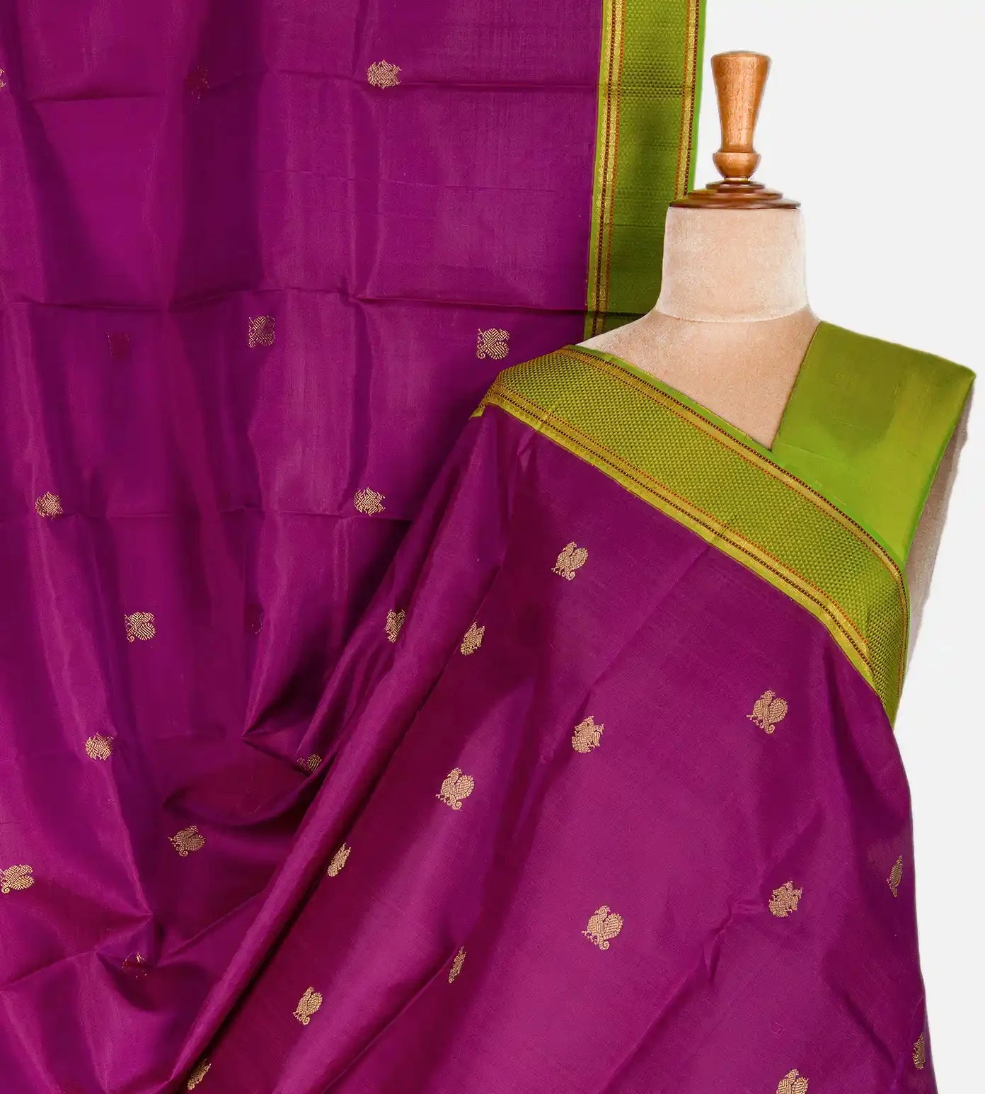 Pink Kanchipuram Silk Saree