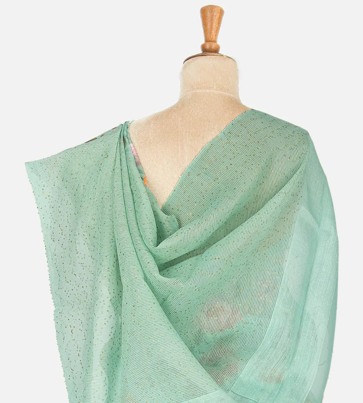 Blue Matka Bailou Saree