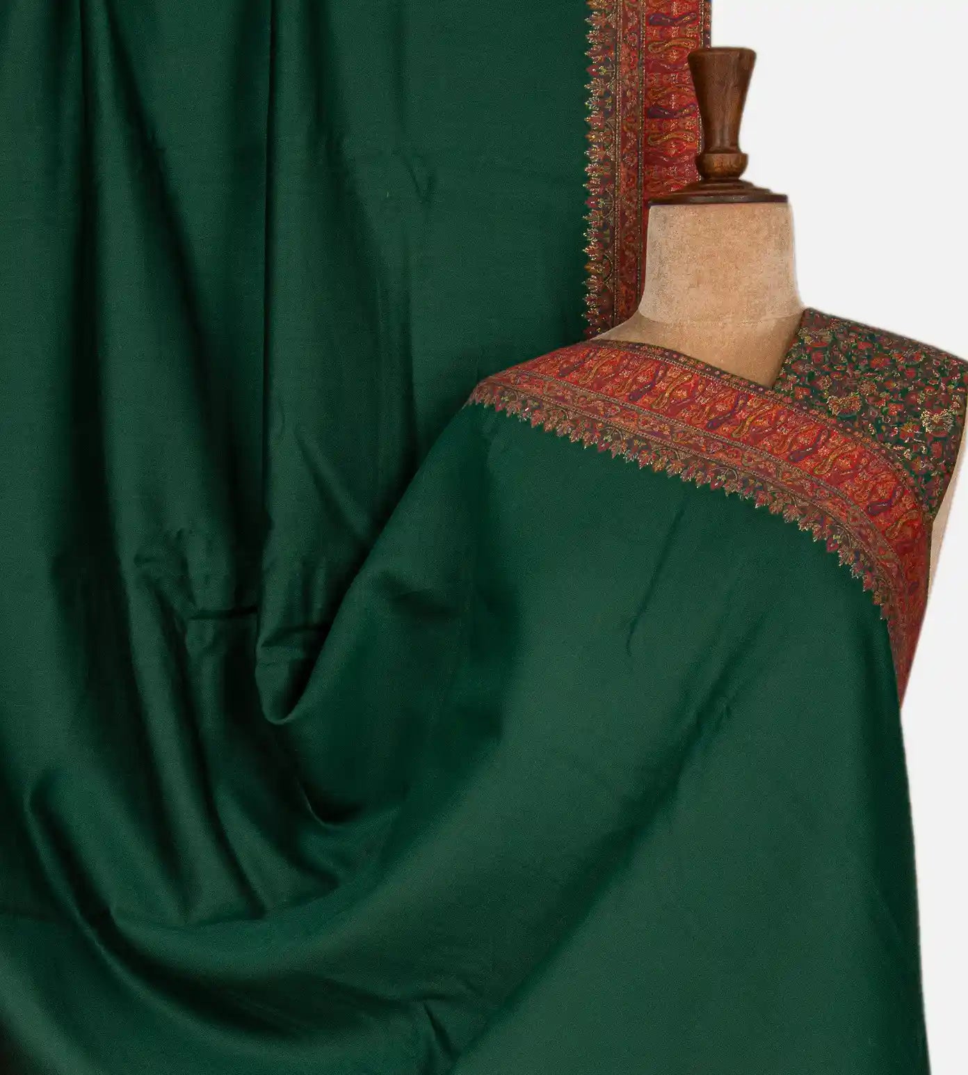 Green Kani Silk Saree