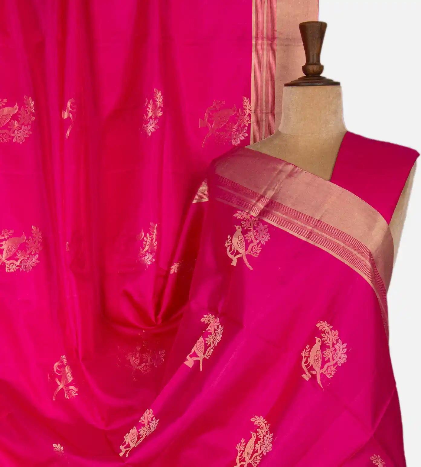 Pink Soft Silk Saree