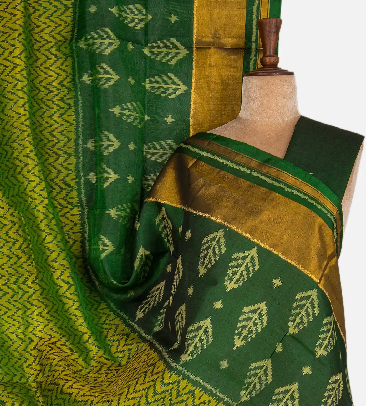 Green Patola Silk Saree