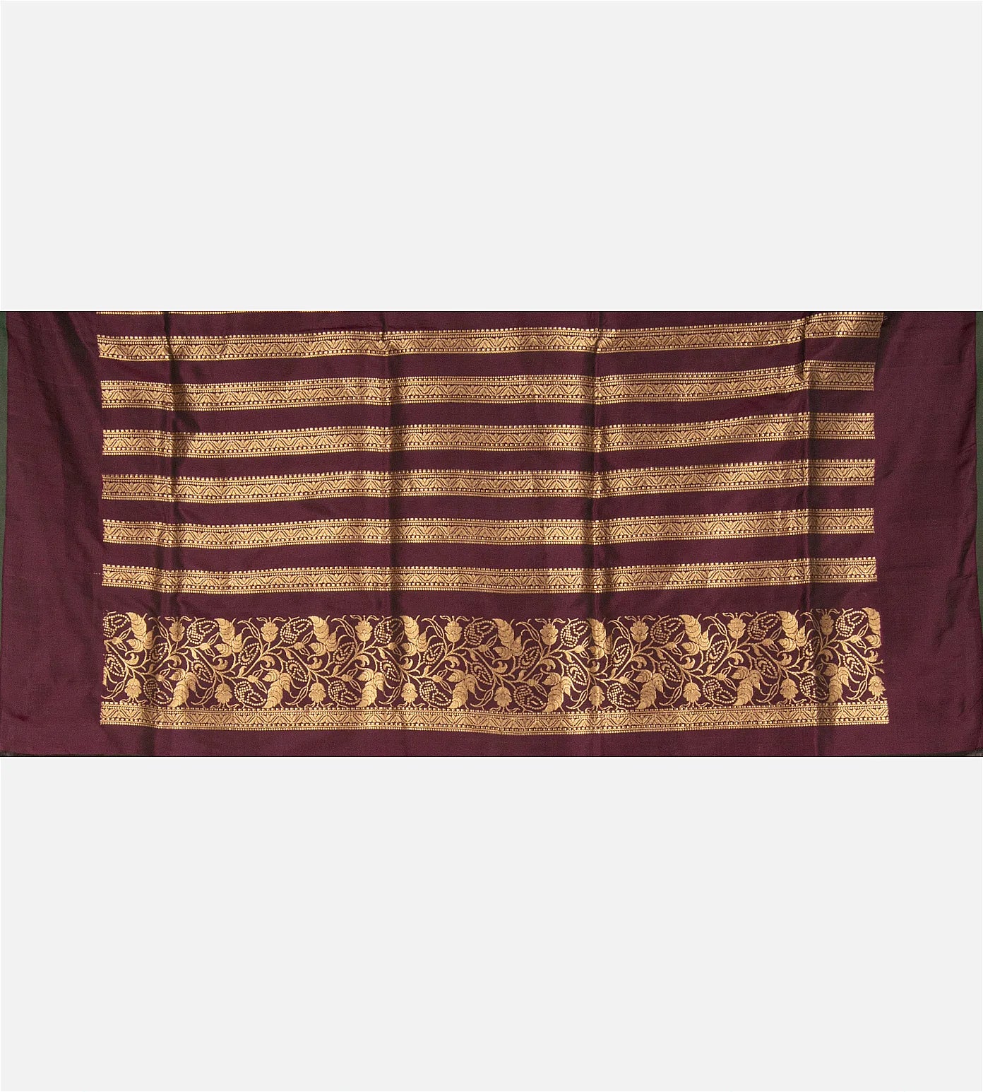 Purple Banarasi Silk Saree