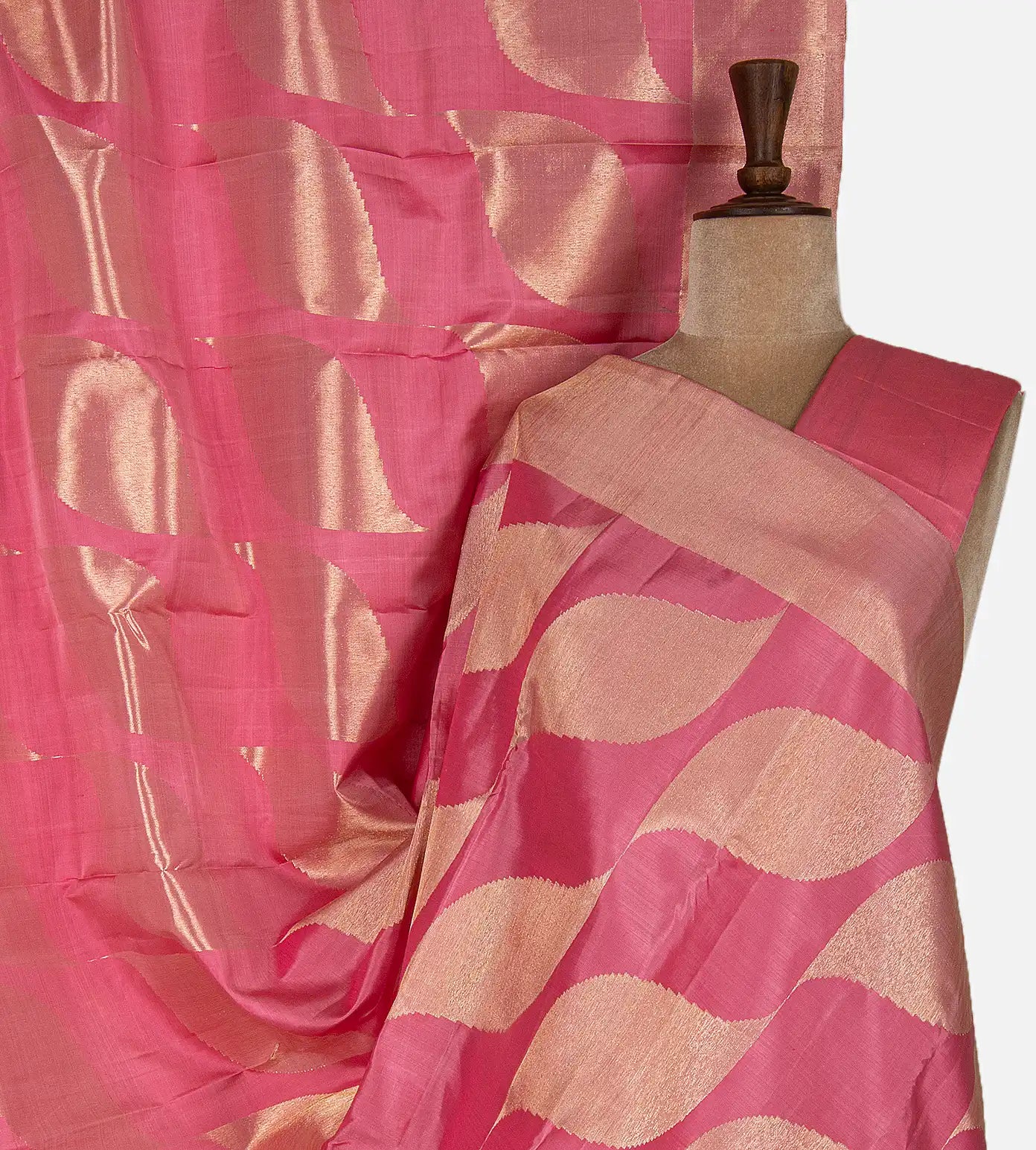Pink Kanchipuram Silk Saree