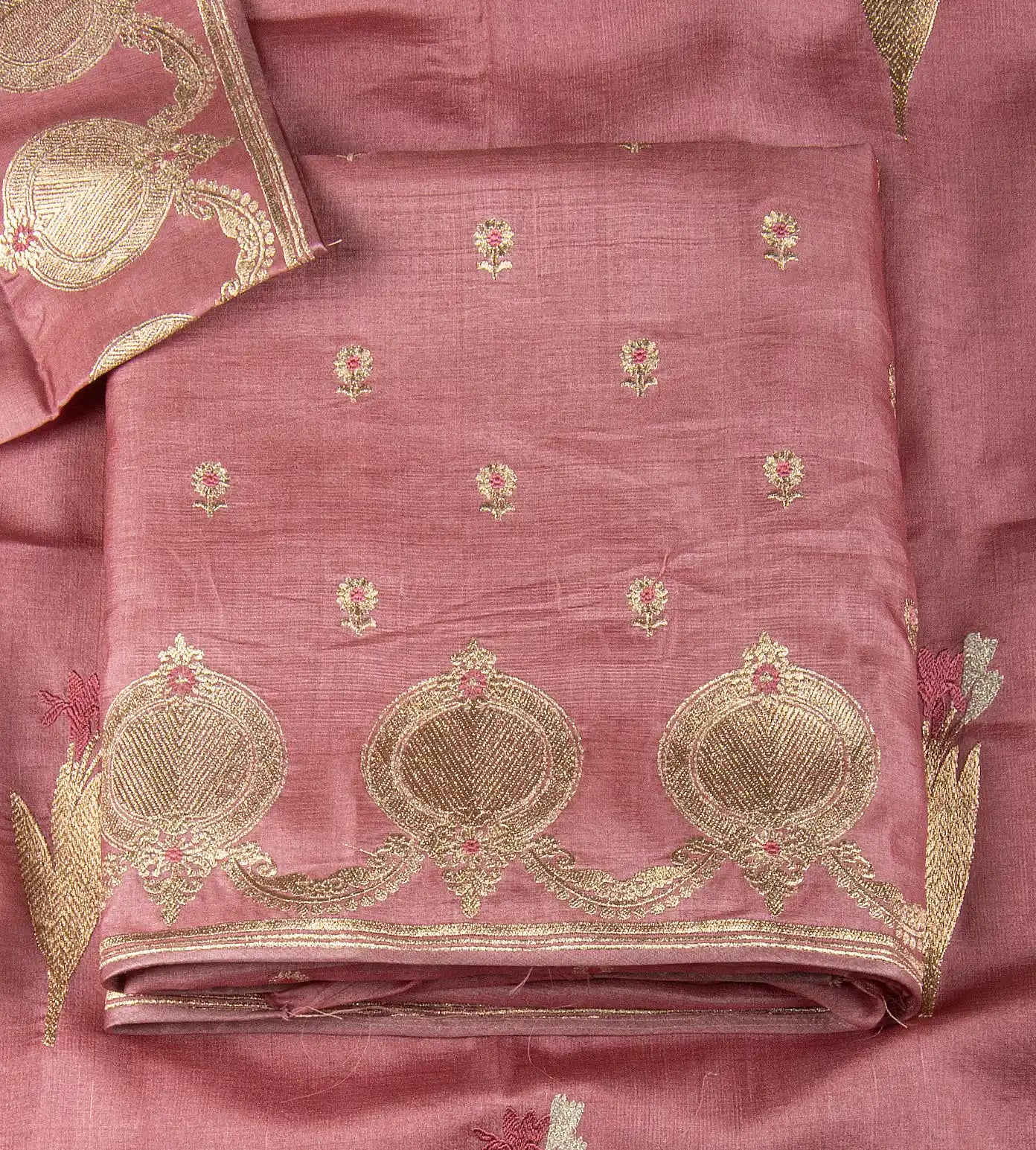 Light Pink Banarasi Tussar Salwar