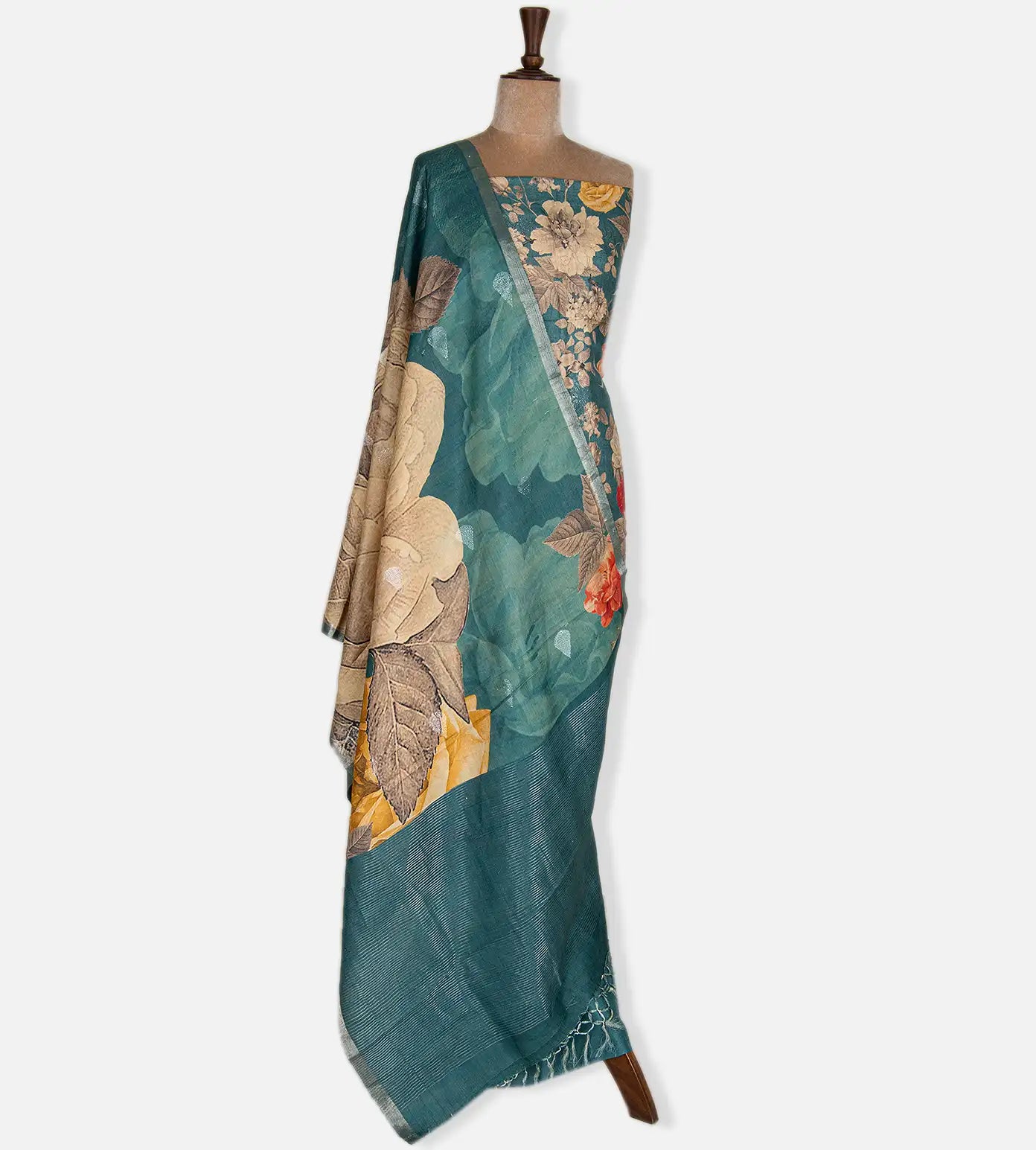 Blue Tussar Salwar