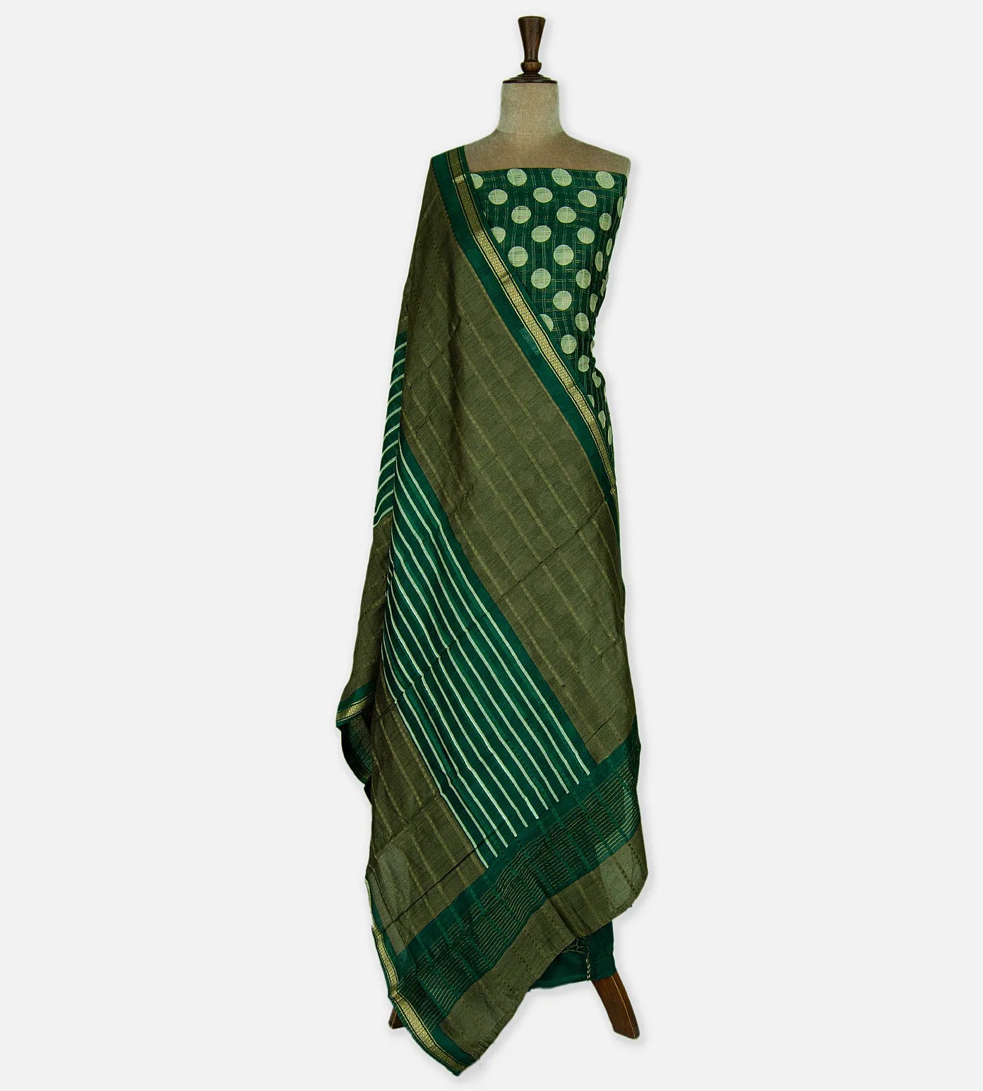 Green Chanderi Cotton Salwar