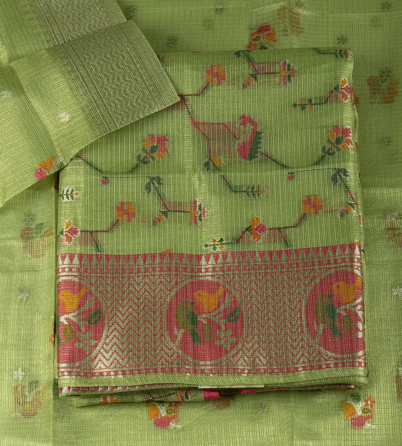 Green Kota Silk Salwar