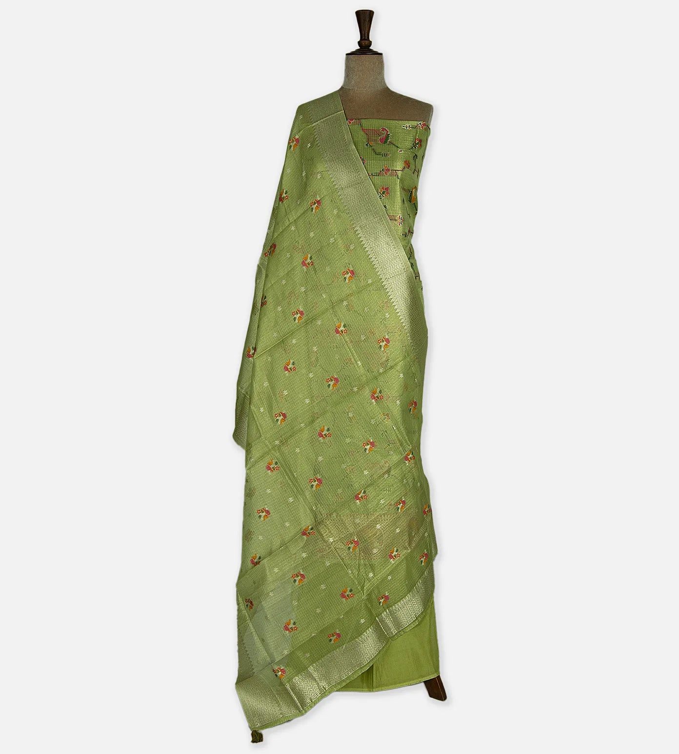 Green Kota Silk Salwar