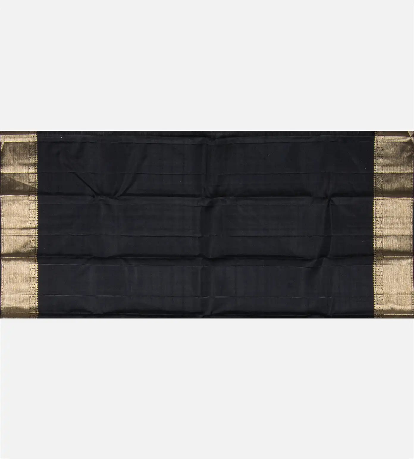 Black Kanchipuram Silk Saree