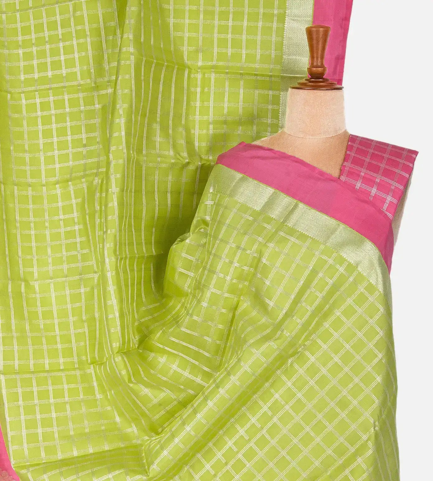 Light Green Kanchipuram Silk Saree