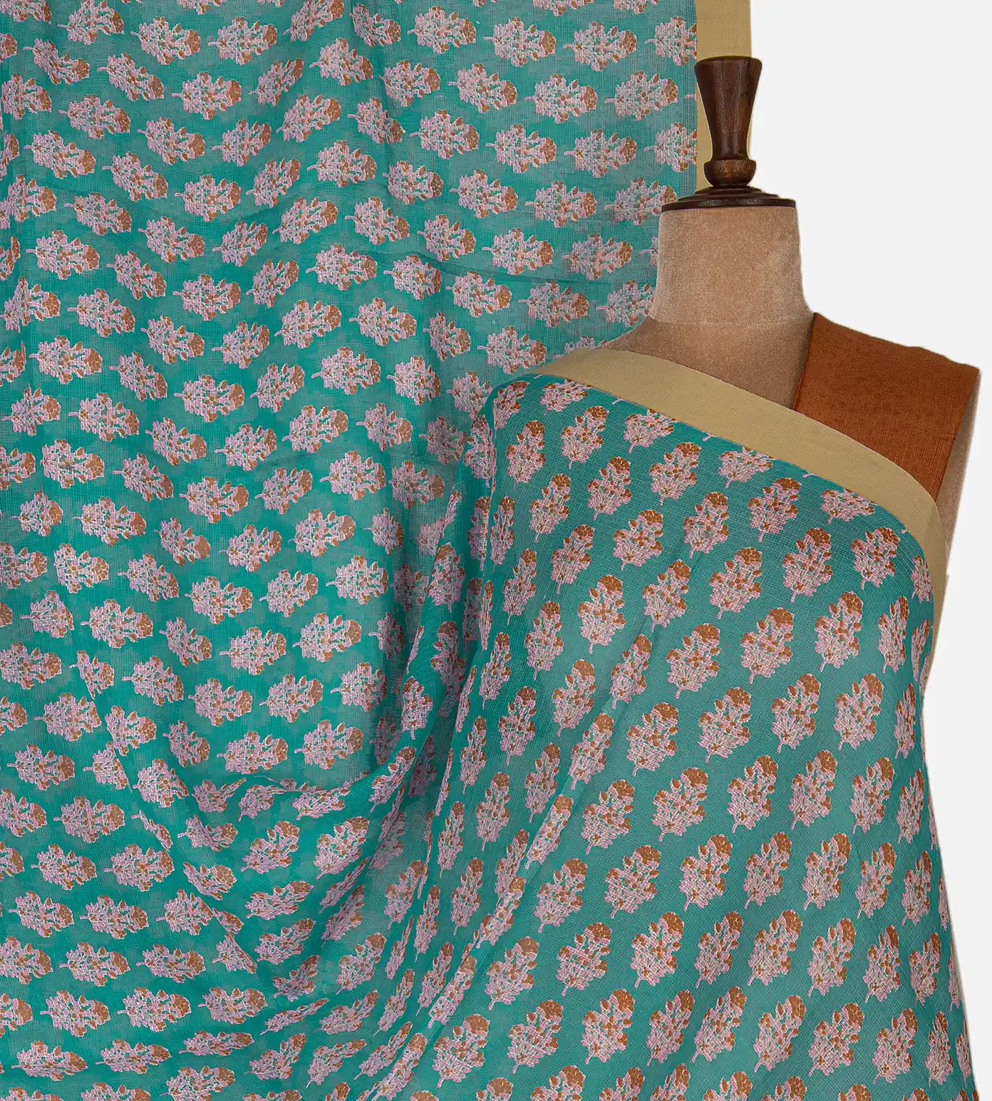 Blue Kota Cotton Saree