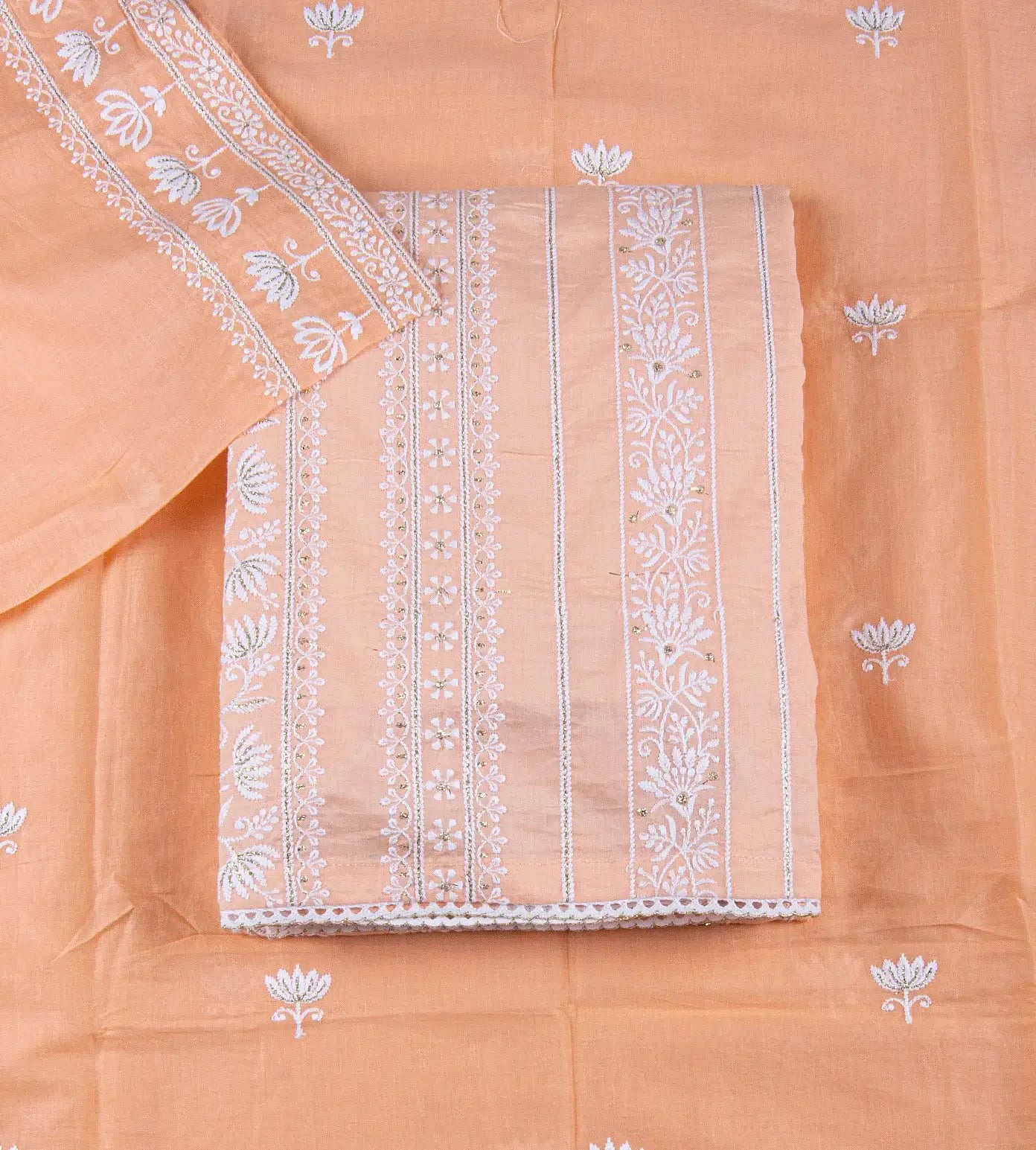 Peach Cotton Salwar