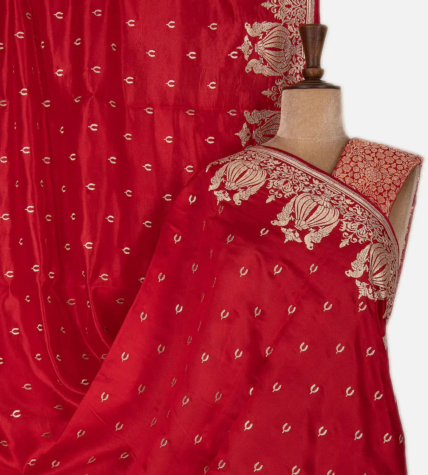 Red Kattan Silk Saree