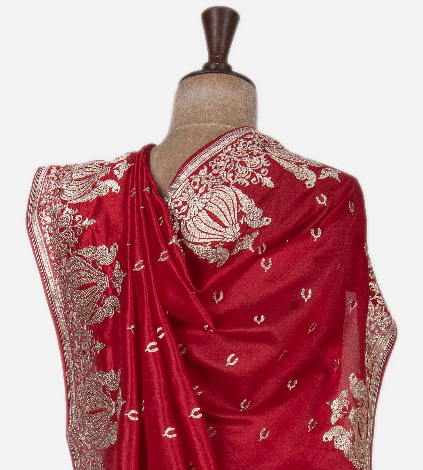 Red Kattan Silk Saree