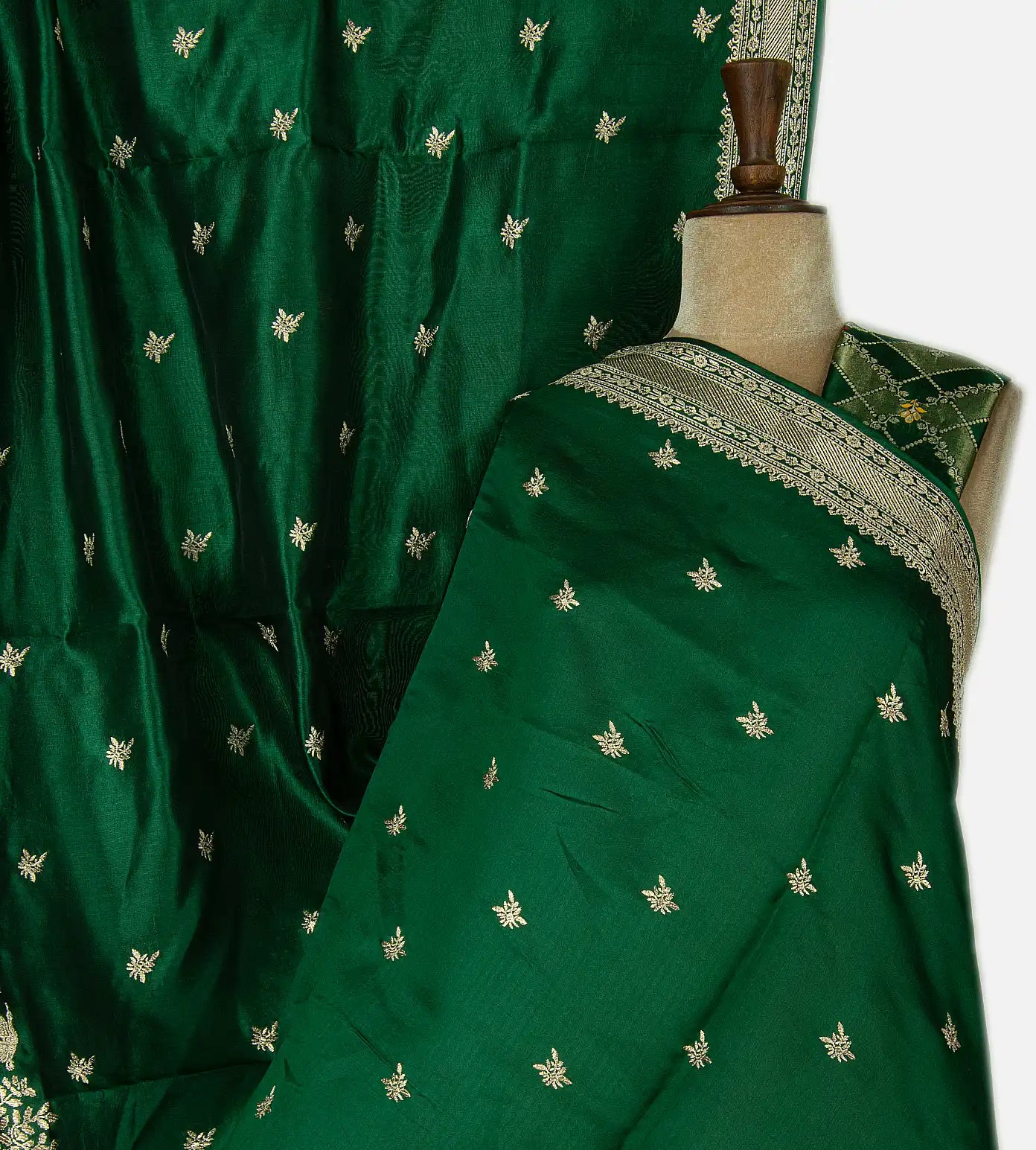 Green Kattan Silk Saree