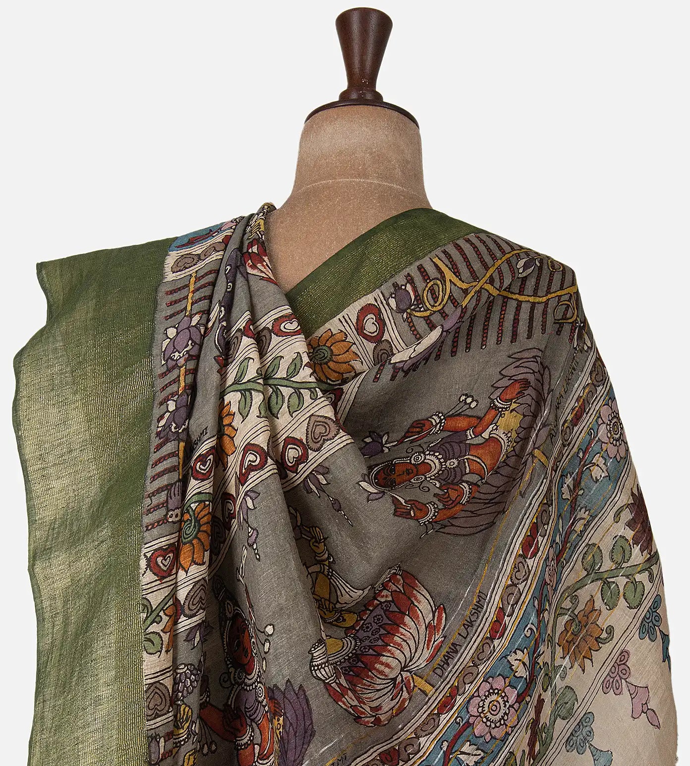 Light Pink Linen Saree