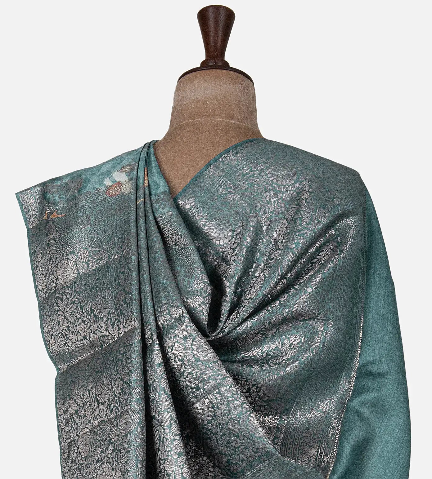 Blue Chaniya Silk Saree