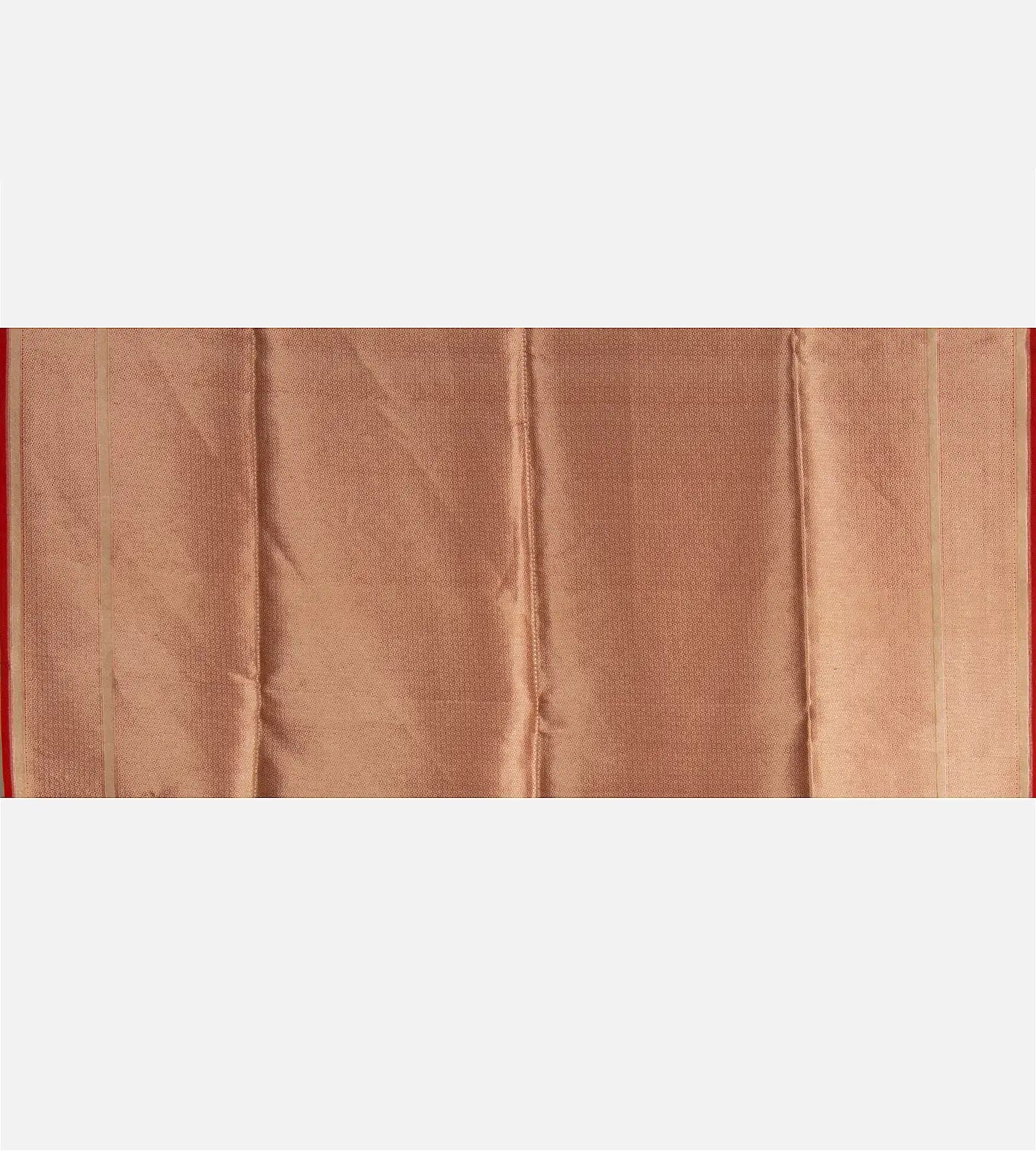 Maroon Kora Silk Saree