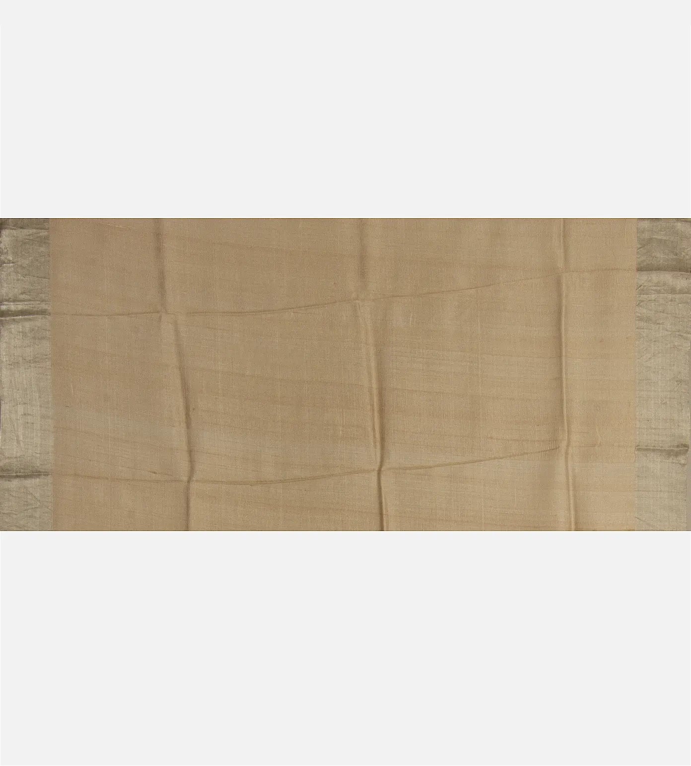 Beige Tussar Saree