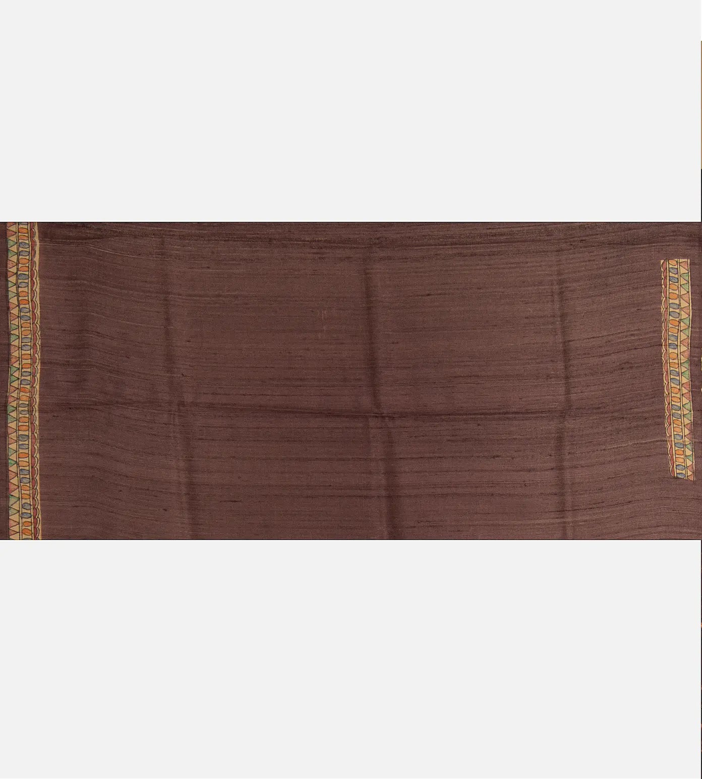 Deep Maroon Tussar Saree