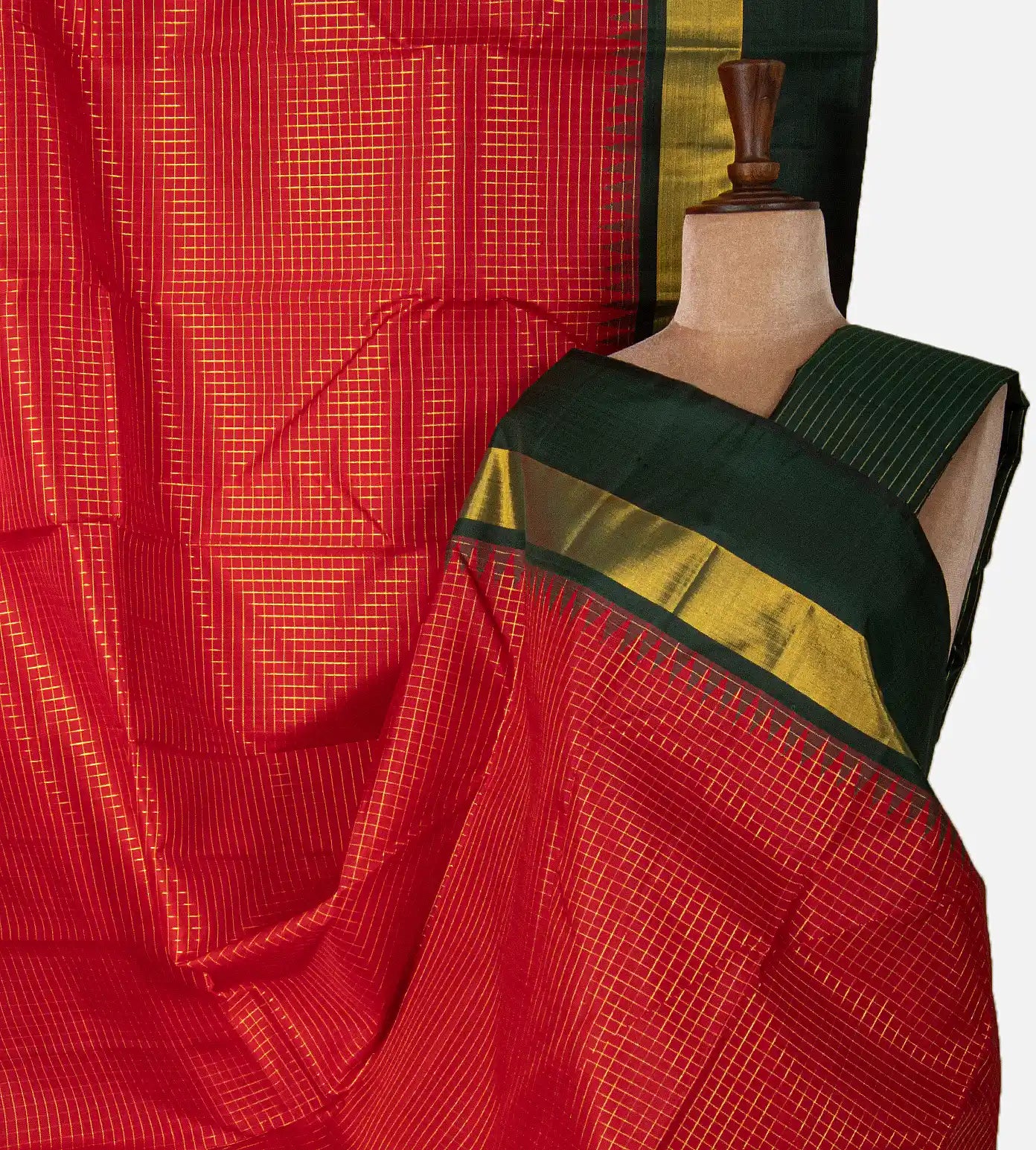 Red Kanchipuram Silk Saree