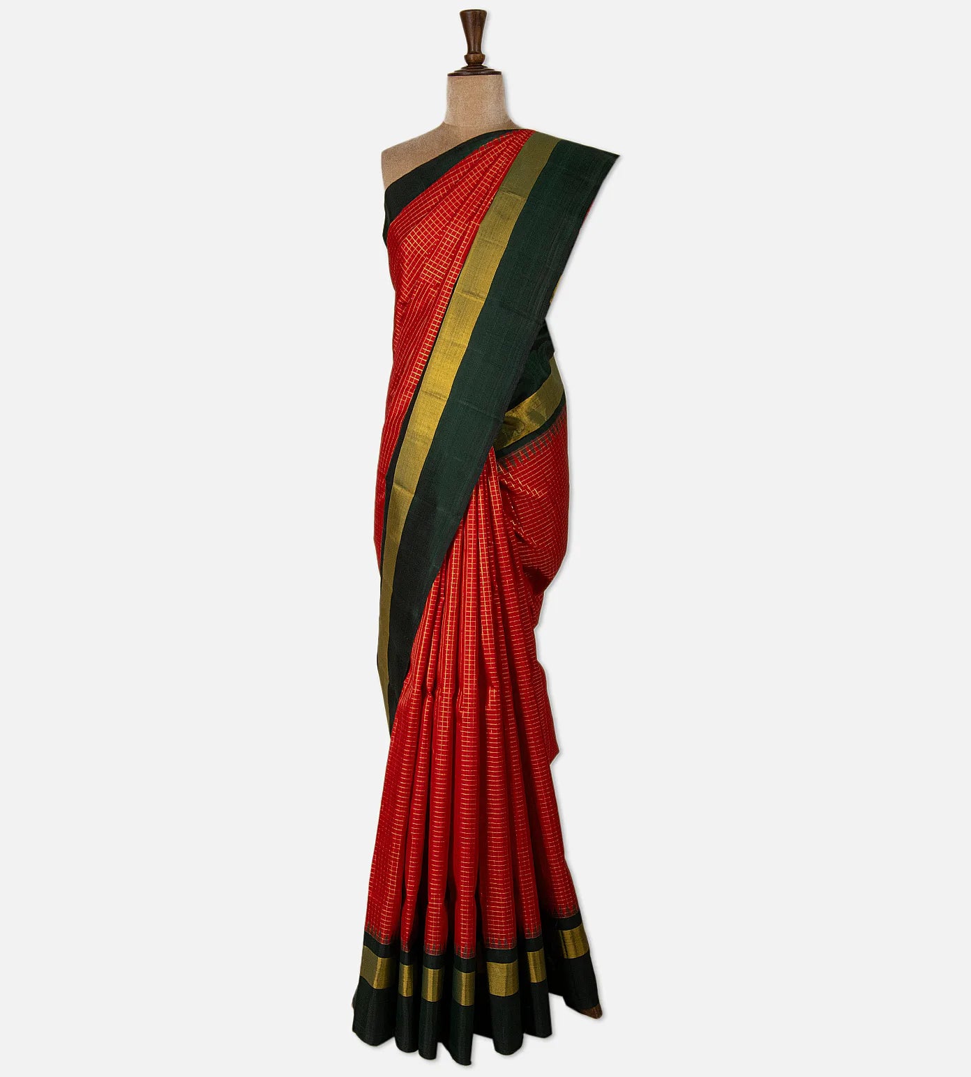 Red Kanchipuram Silk Saree