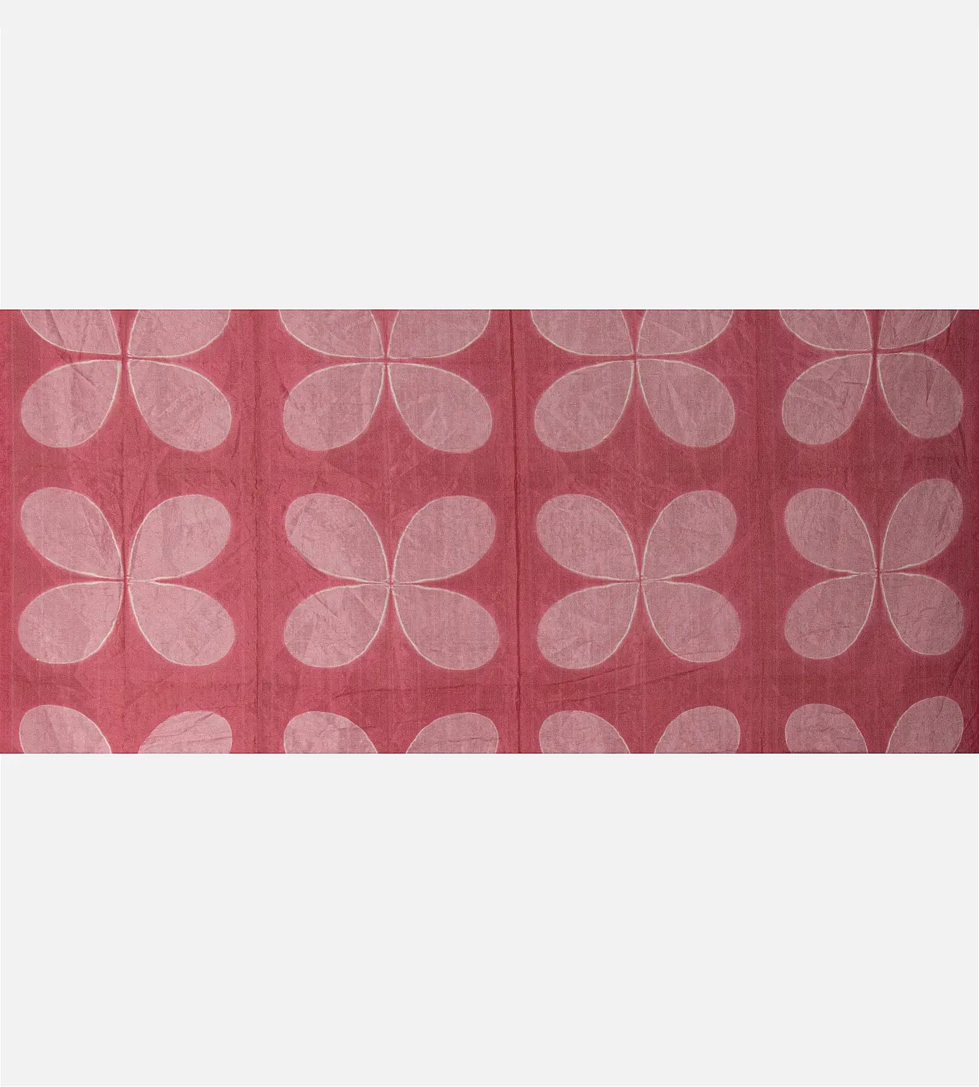 Pink Tussar Bandhani Saree