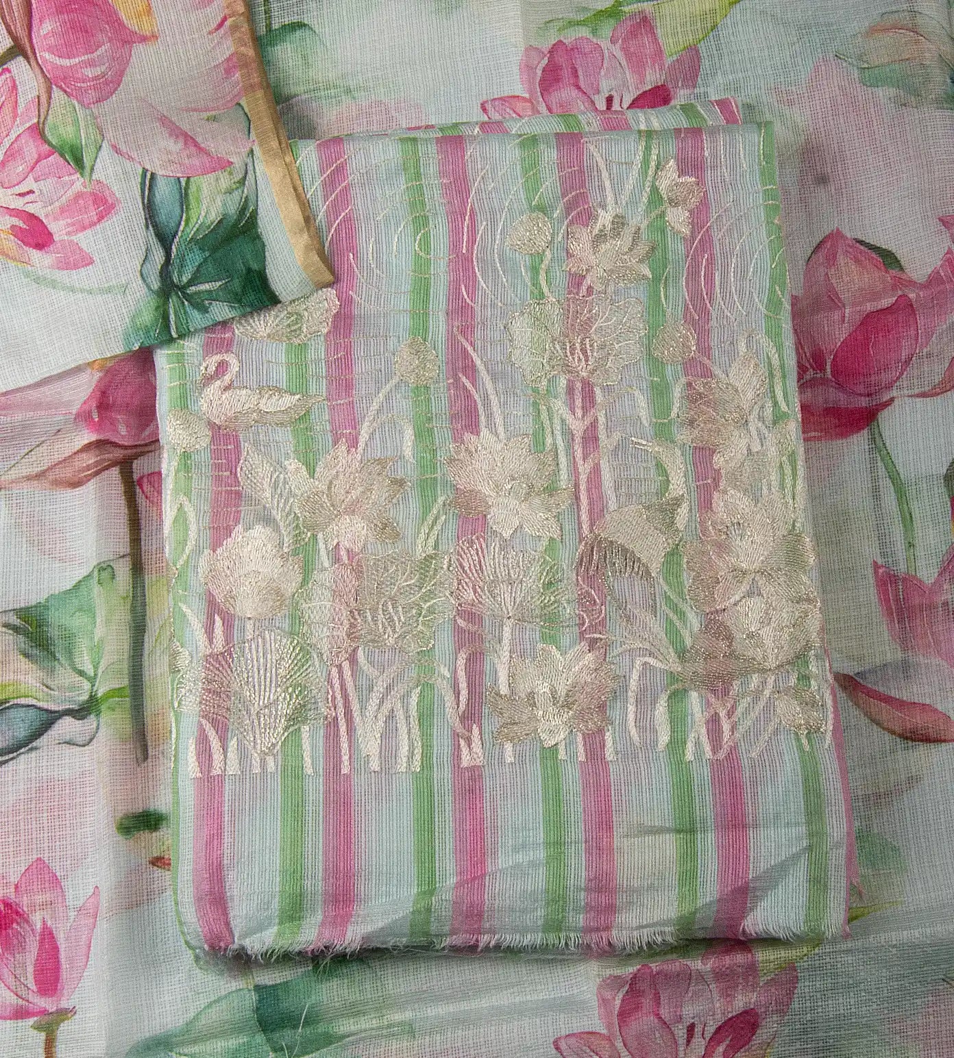 Pastel Blue Kota Silk Salwar