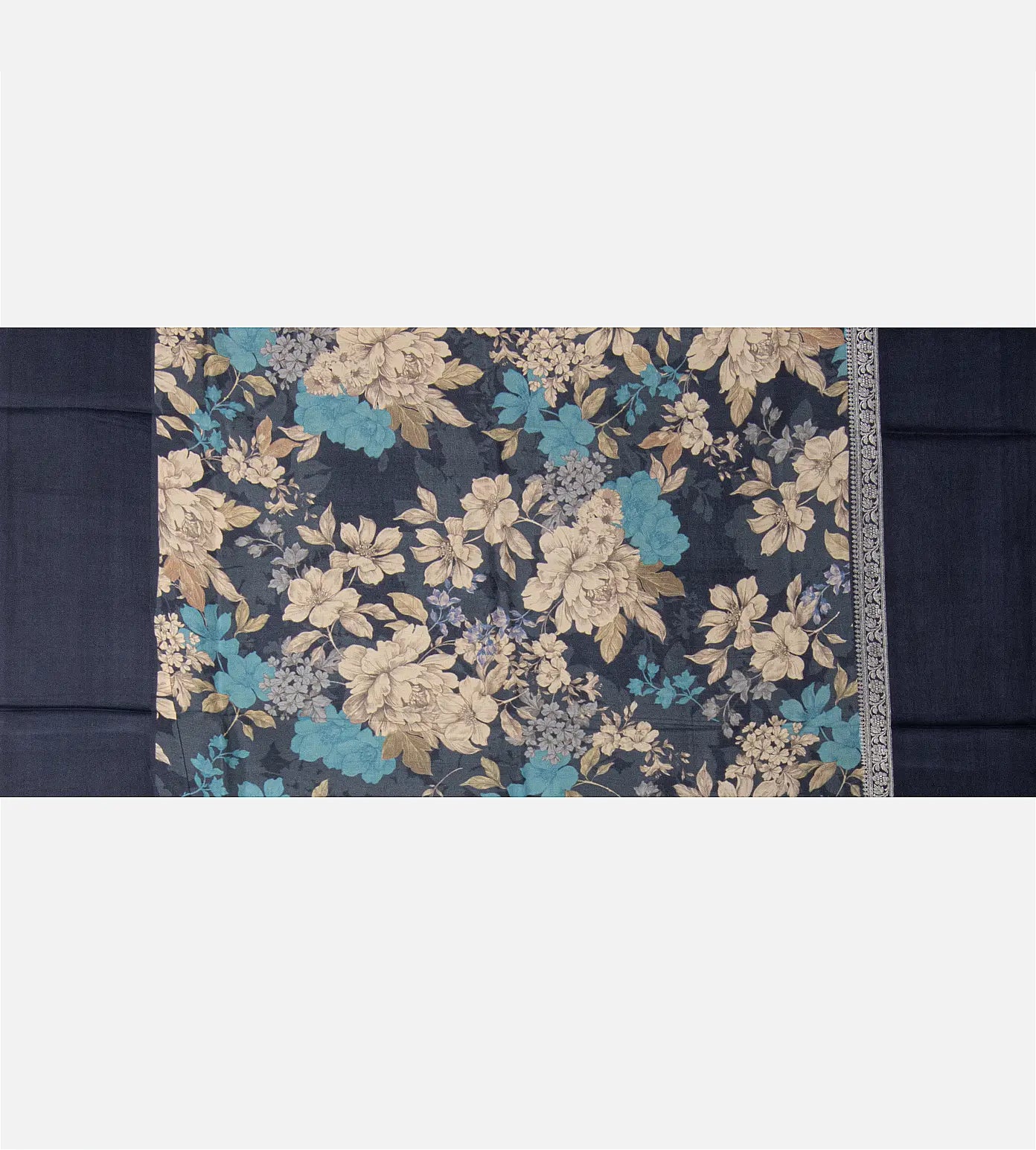 Blue Kattan Silk Saree