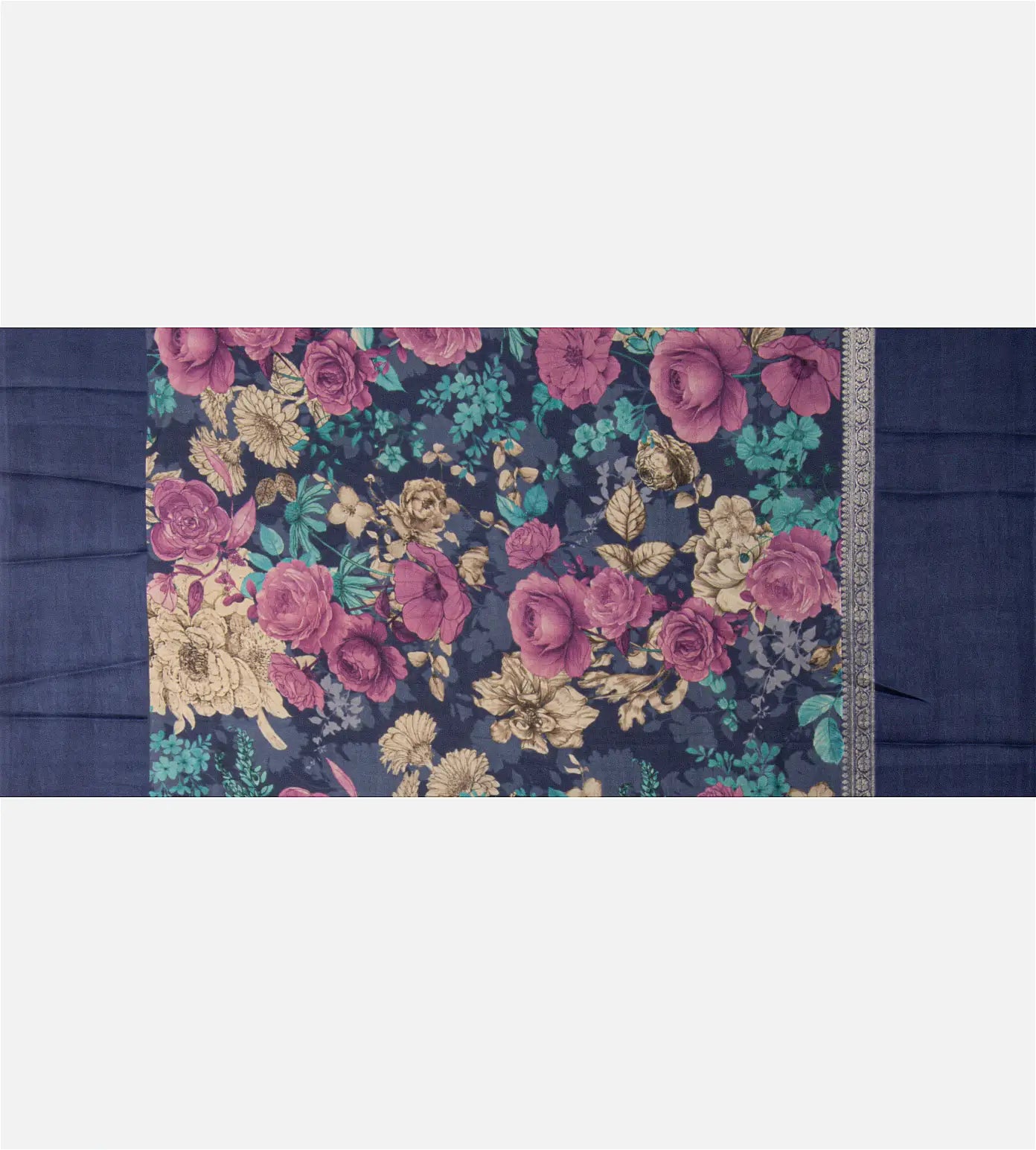 Blue Kattan Silk Saree