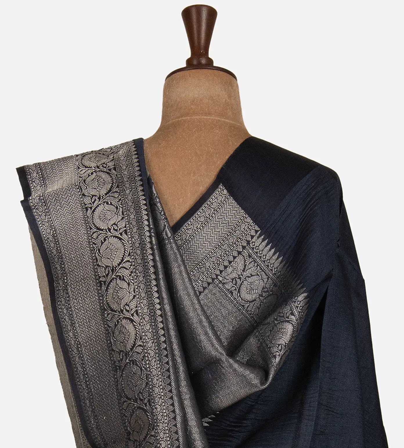 Blue Kattan Silk Saree
