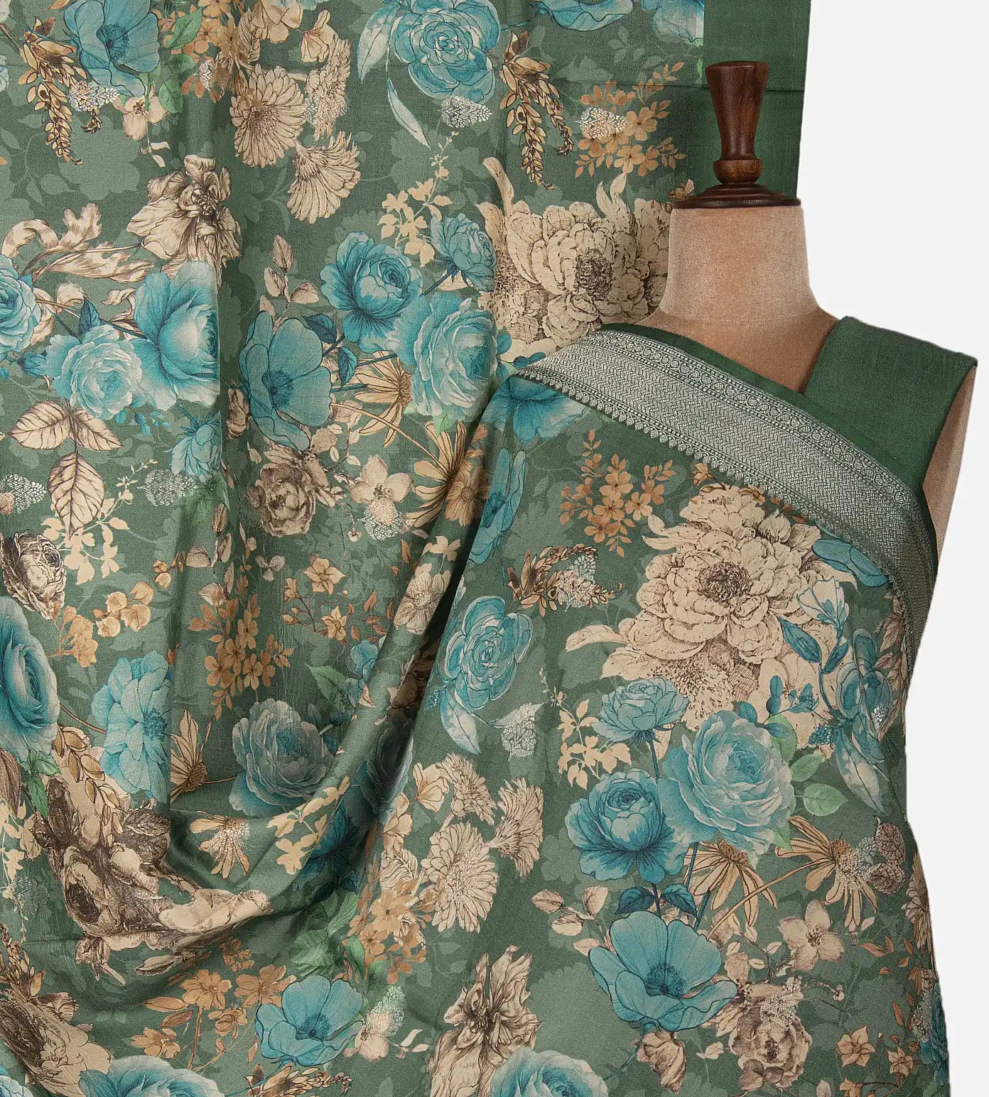 Green Kattan Silk Saree
