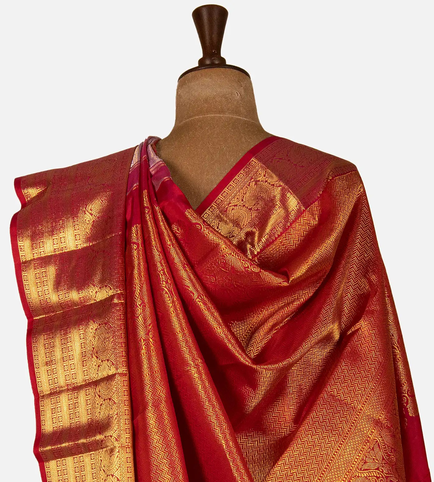 Light Pink Kanchipuram Silk Saree