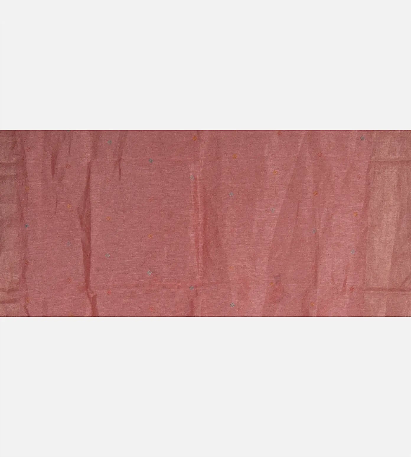 Salmon Pink Linen Saree