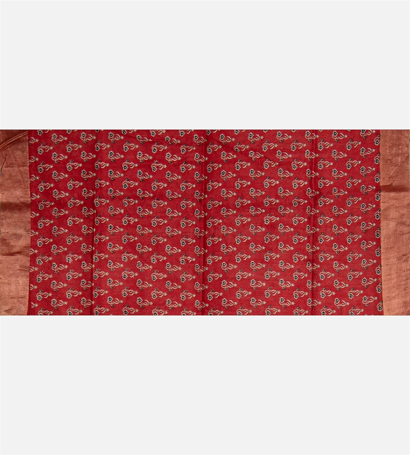 Red Raw Silk Saree