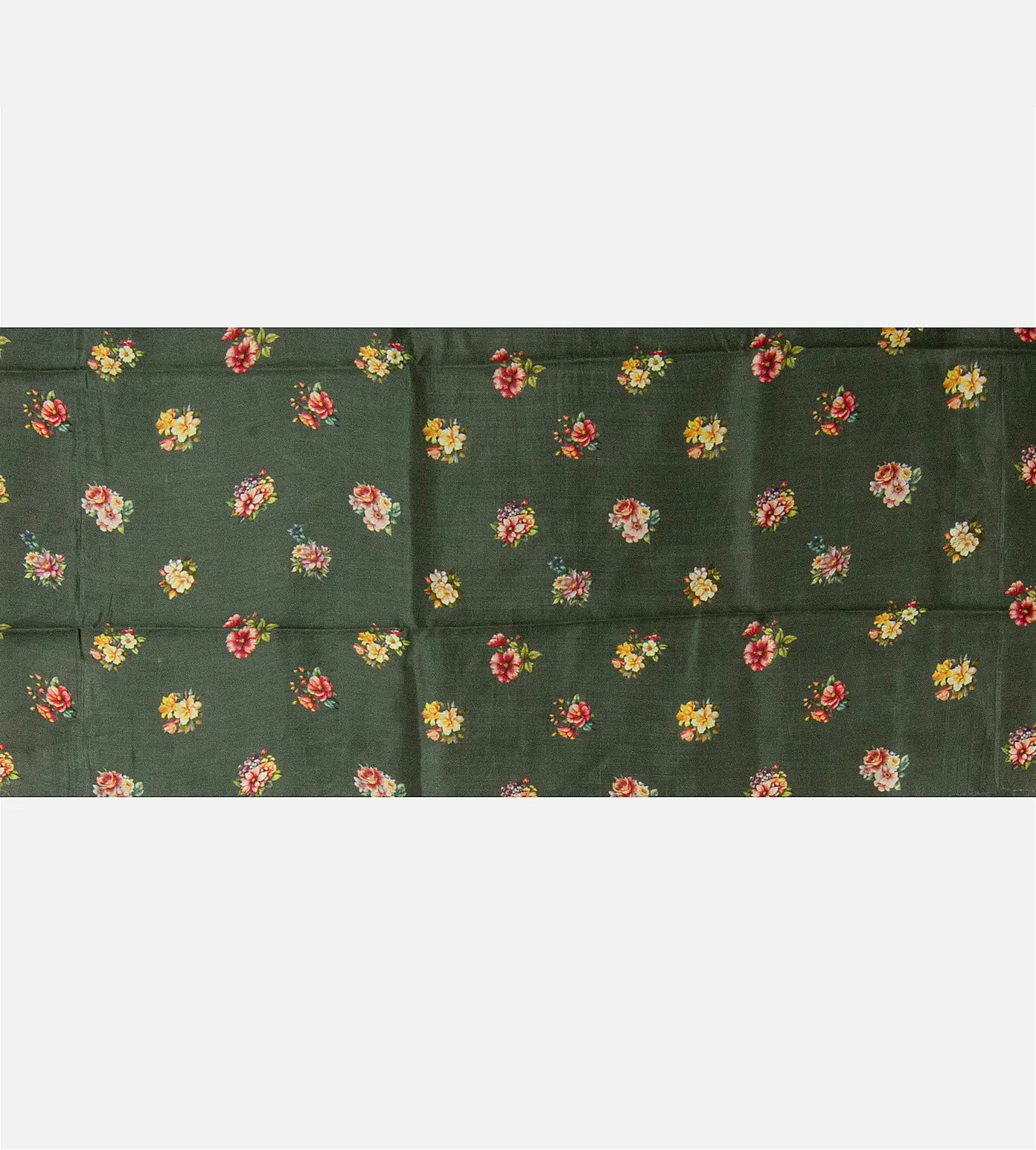 Green Chaniya Silk Saree