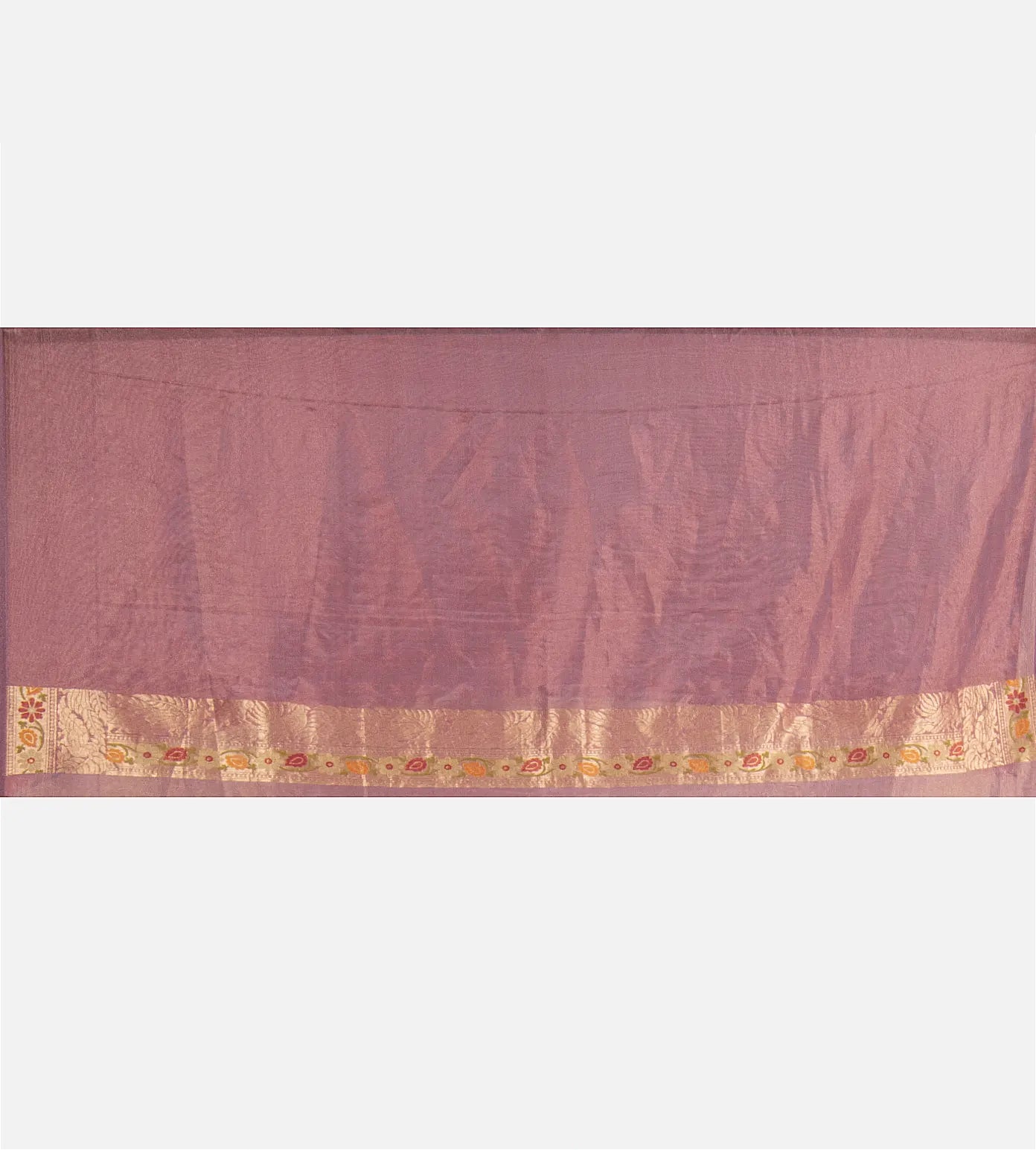 Mauve Banarasi Silk Saree