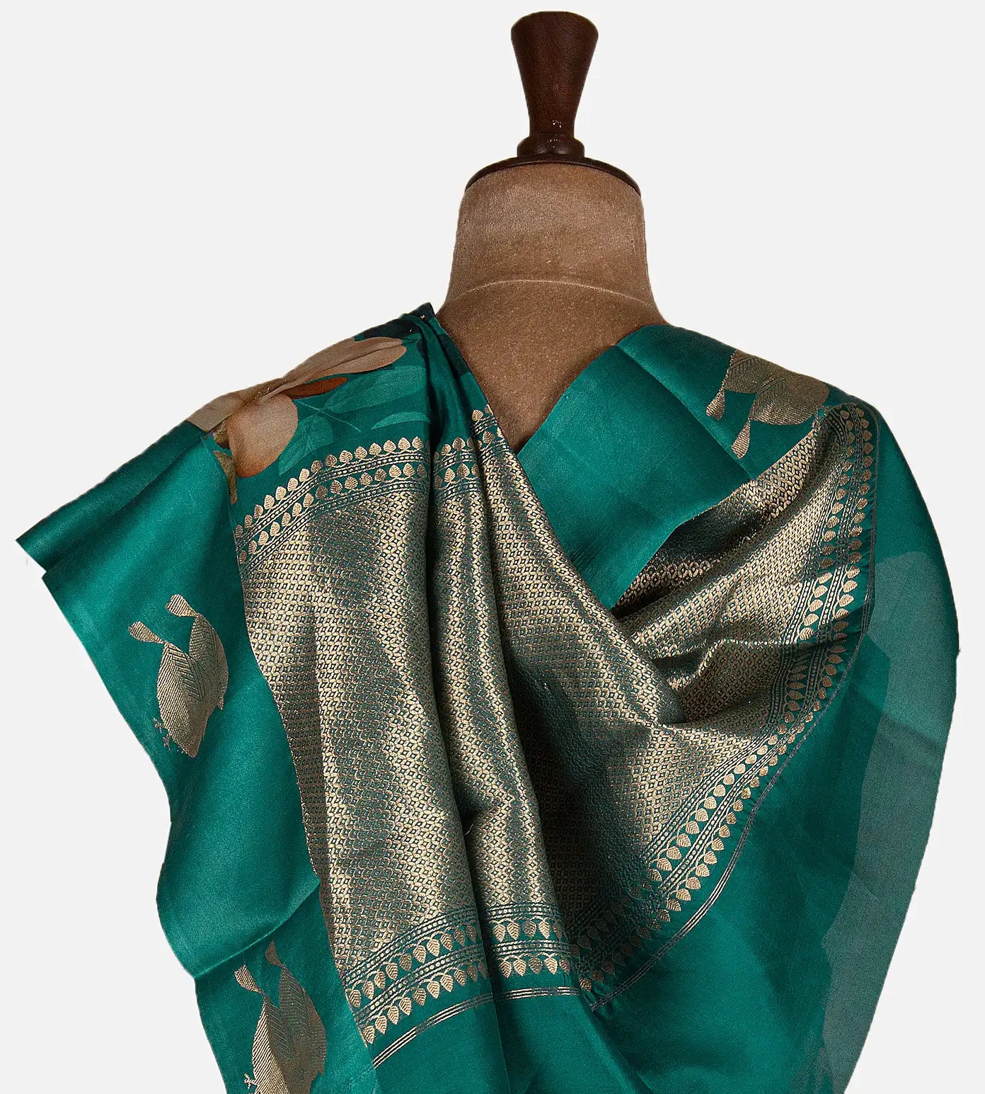Blue Banarasi Kattan Silk Saree