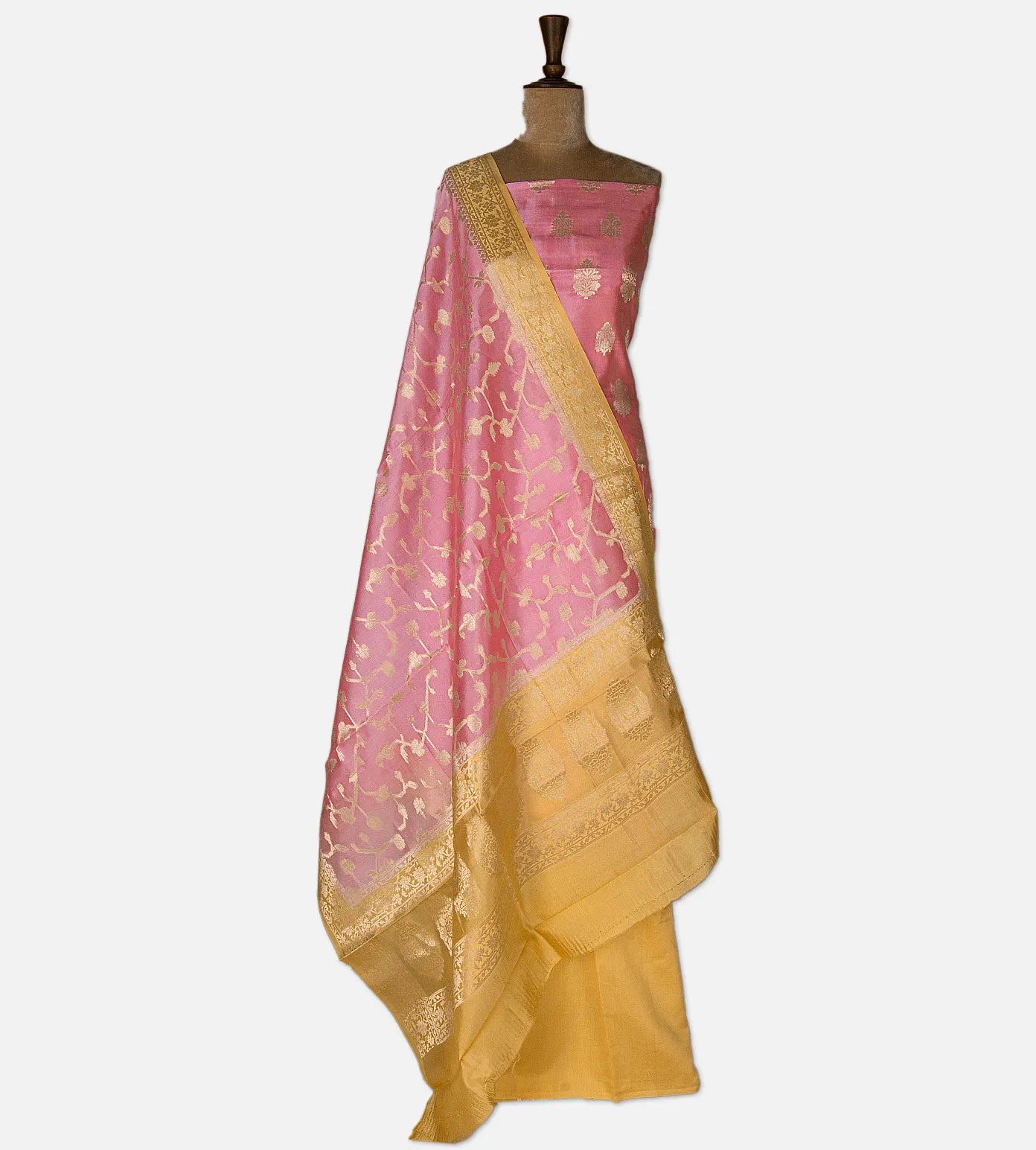 Pink Chaniya Silk Salwar