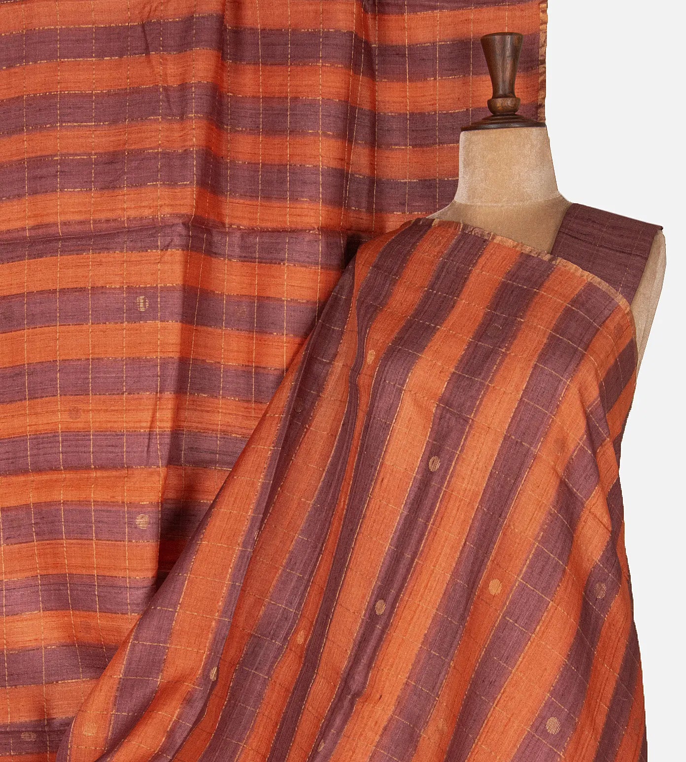 Multicolour Tussar Saree