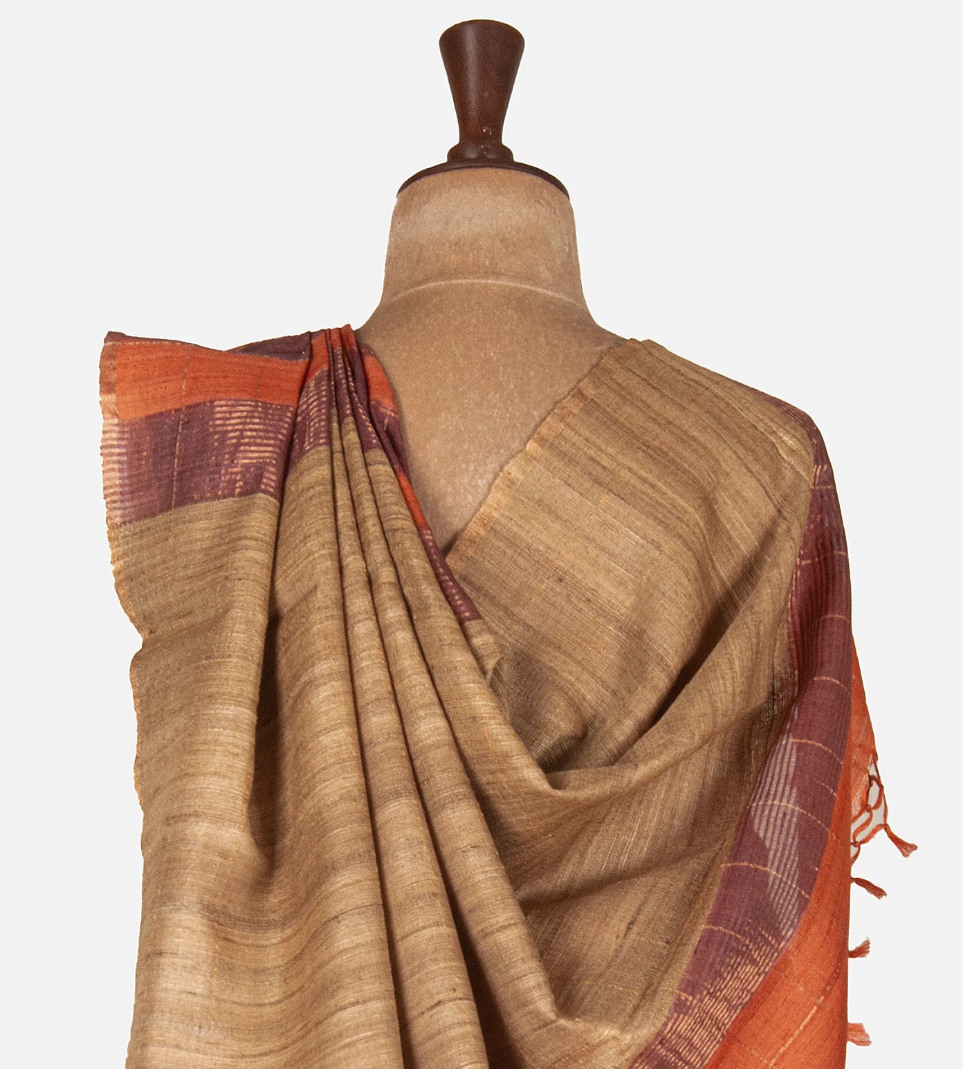 Multicolour Tussar Saree