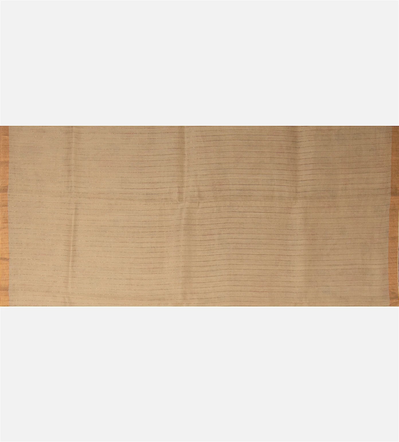 Beige Tussar Saree