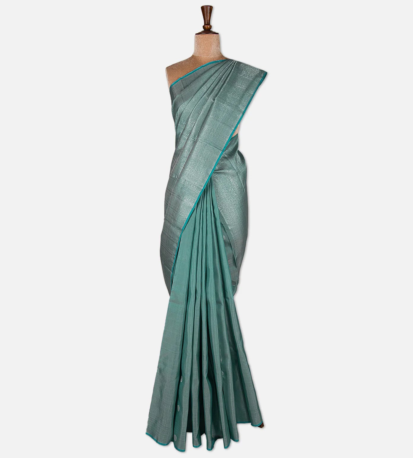 Blue Kanchipuram Silk Saree