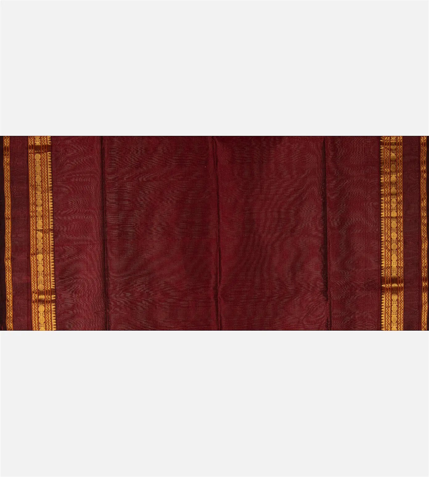 Red Cotton Silk Saree